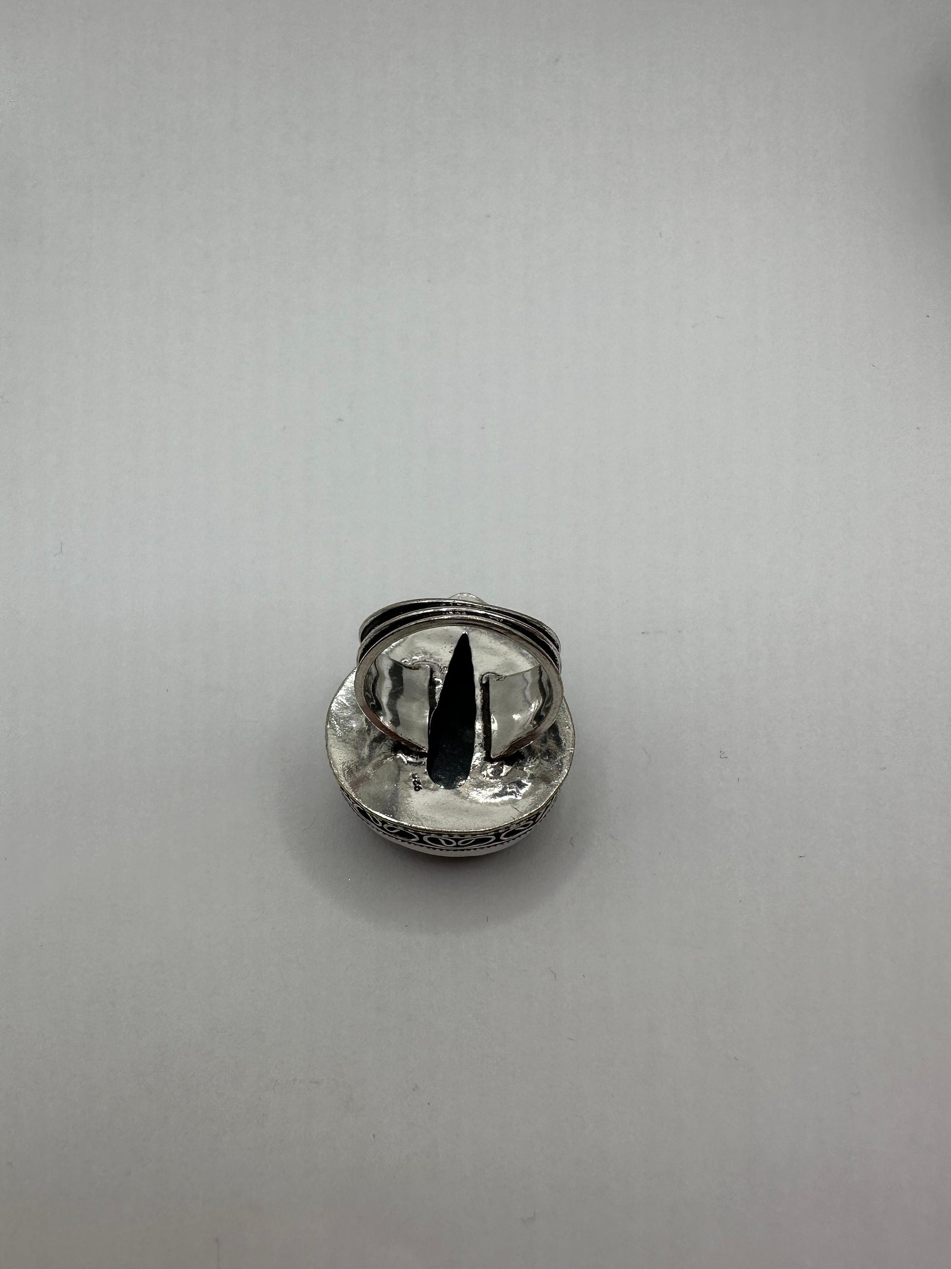 Vintage Blue Genuine Lapis Lazuli Cocktail Ring