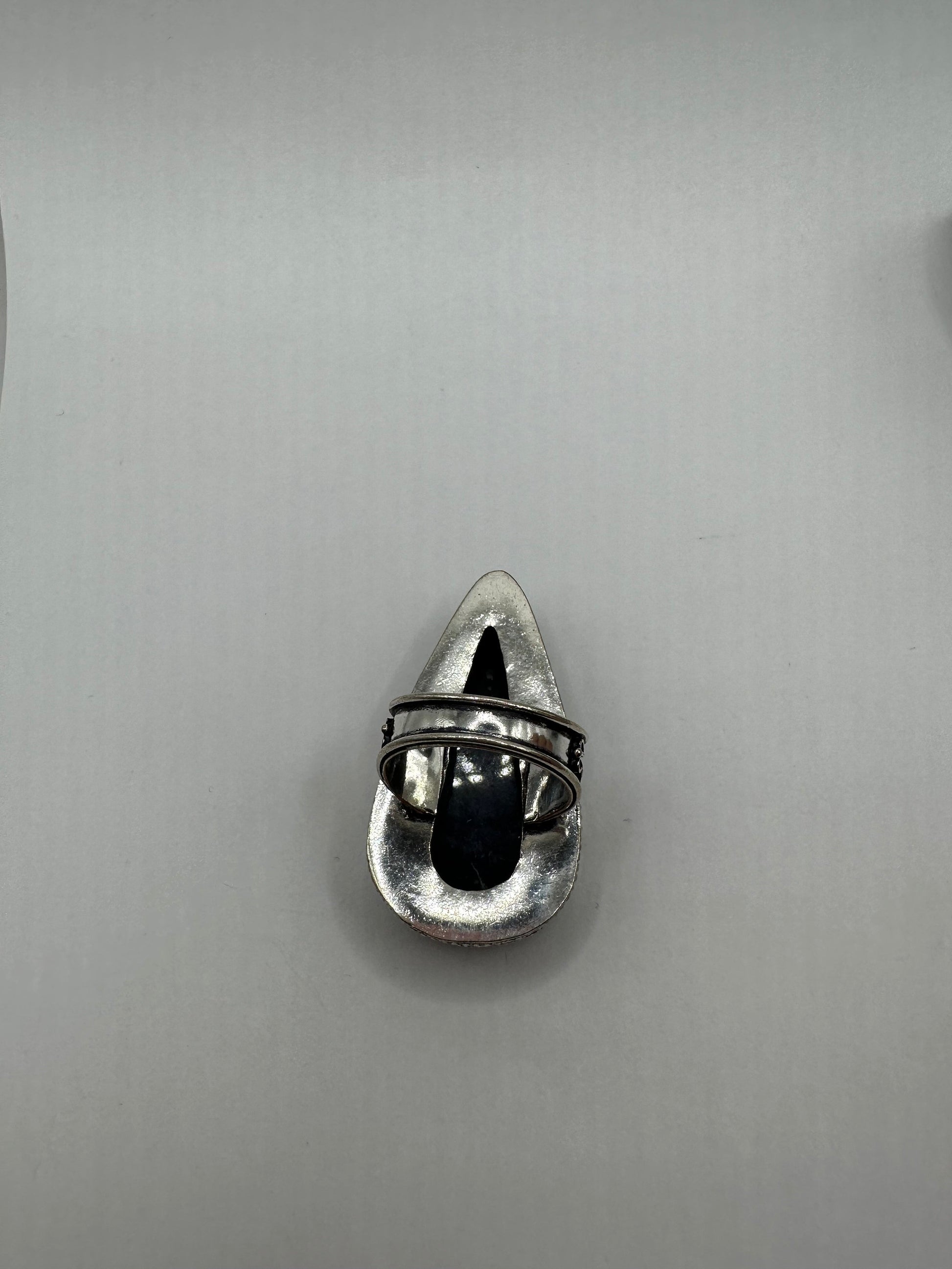 Vintage Blue Genuine Lapis Lazuli Cocktail Ring