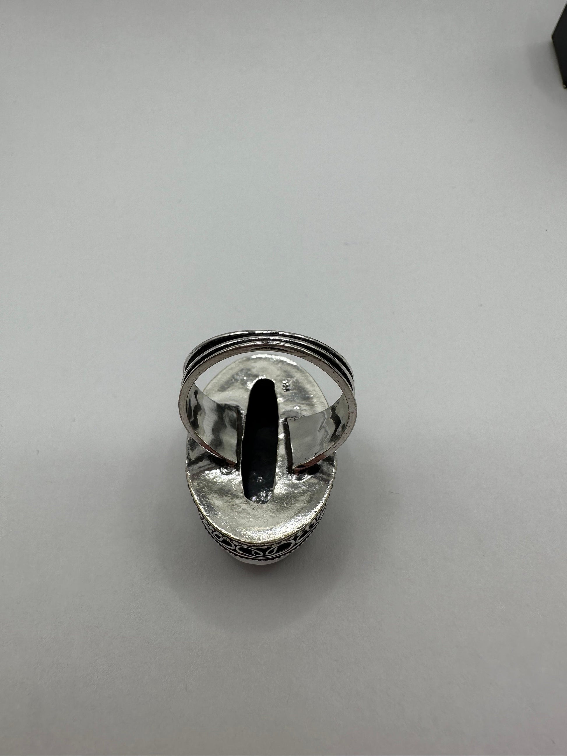 Vintage Blue Genuine Lapis Lazuli Cocktail Ring