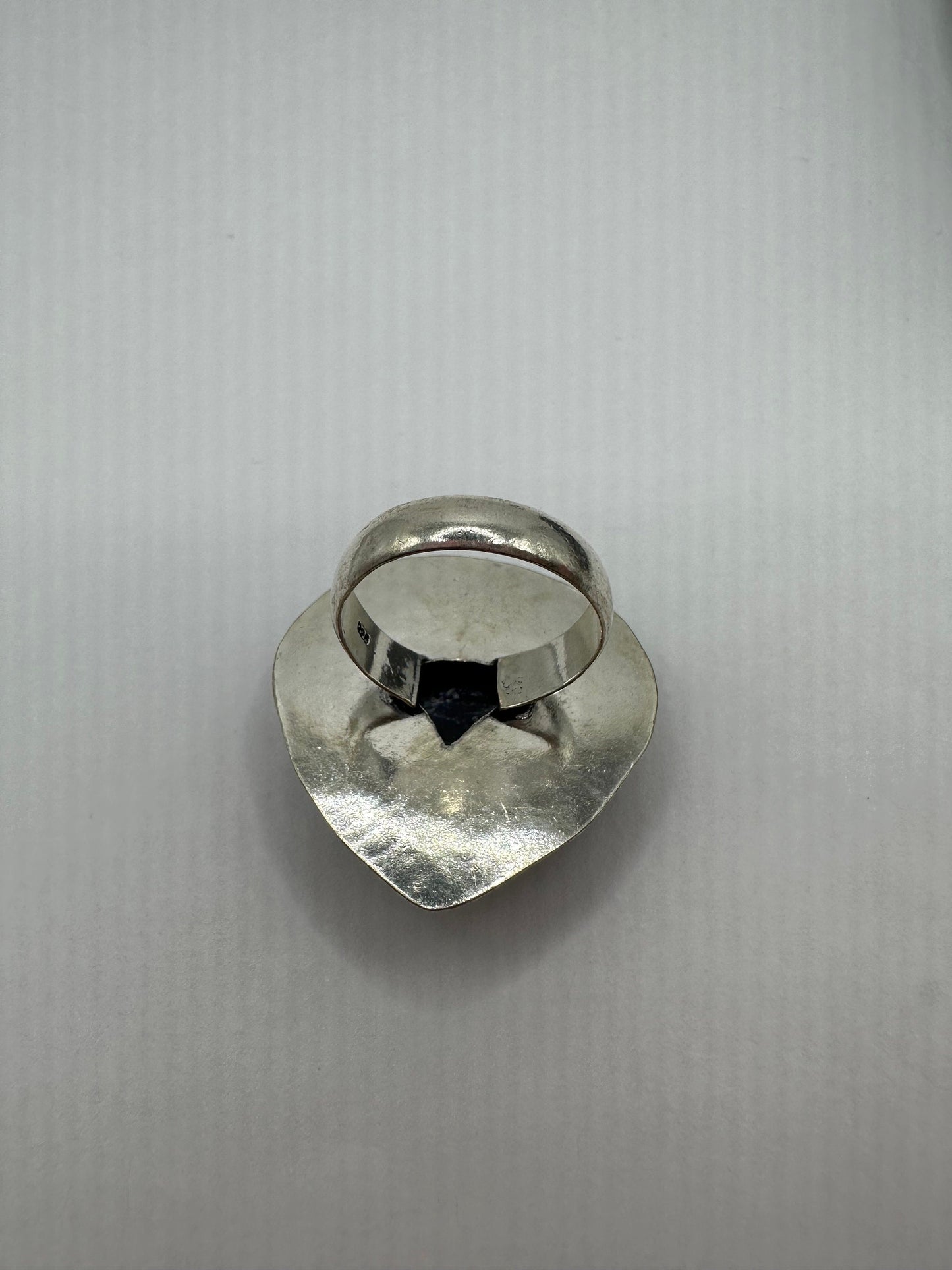 Vintage Blue Genuine Lapis Lazuli Cocktail Ring