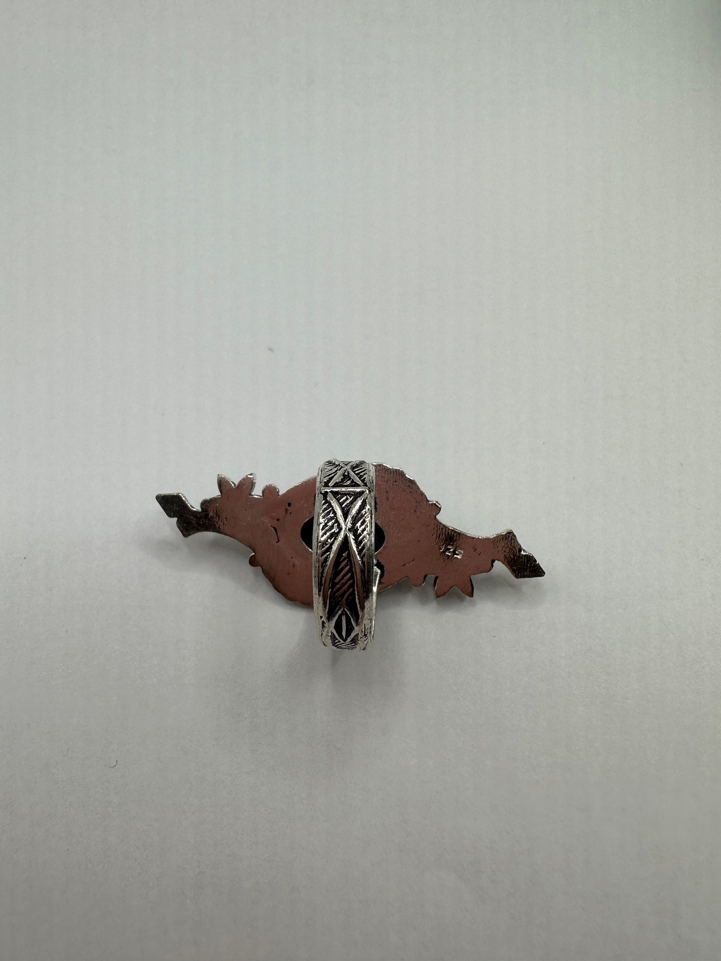 Vintage Blue Genuine Lapis Lazuli Cocktail Ring