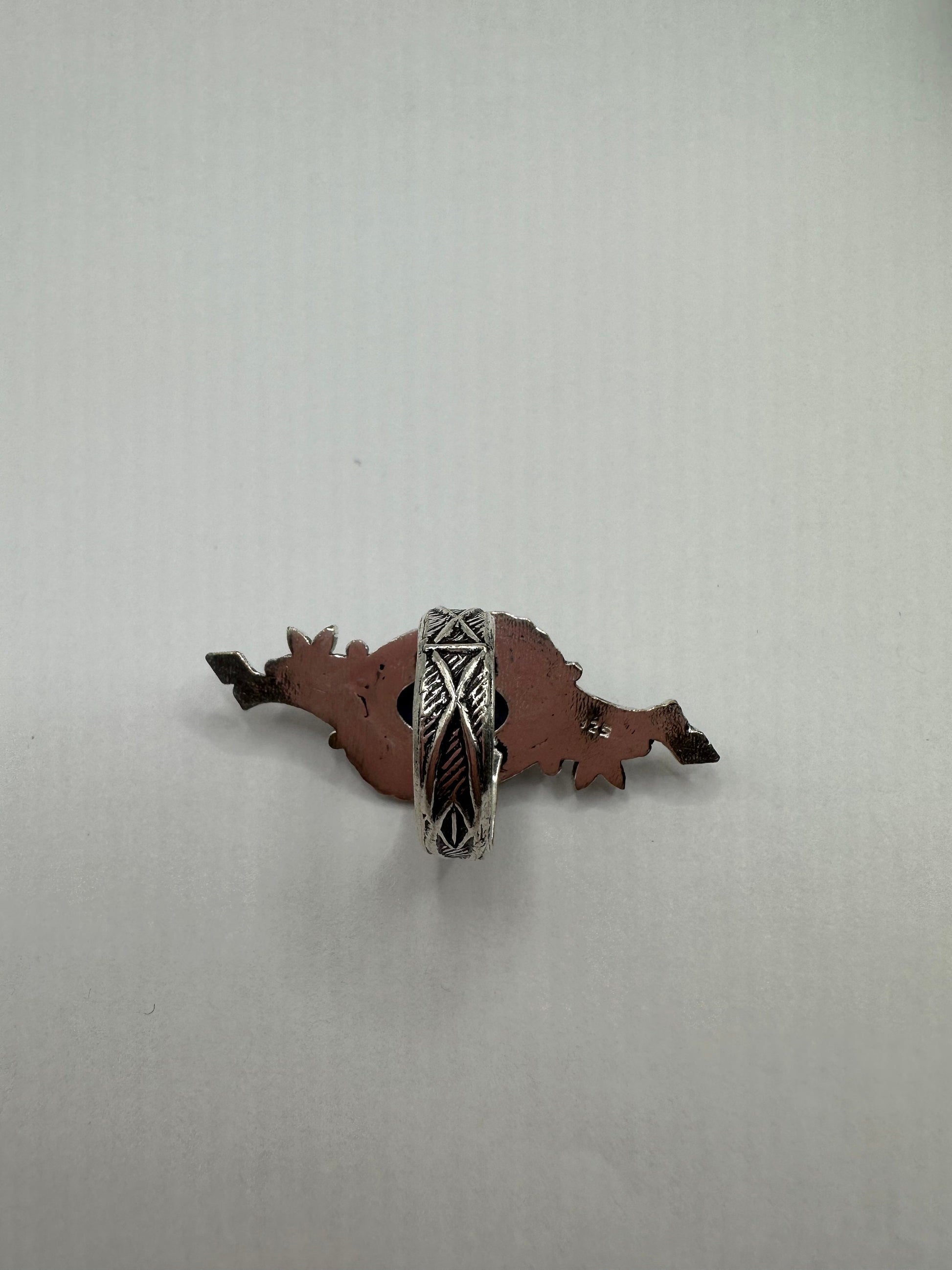 Vintage Blue Genuine Lapis Lazuli Cocktail Ring