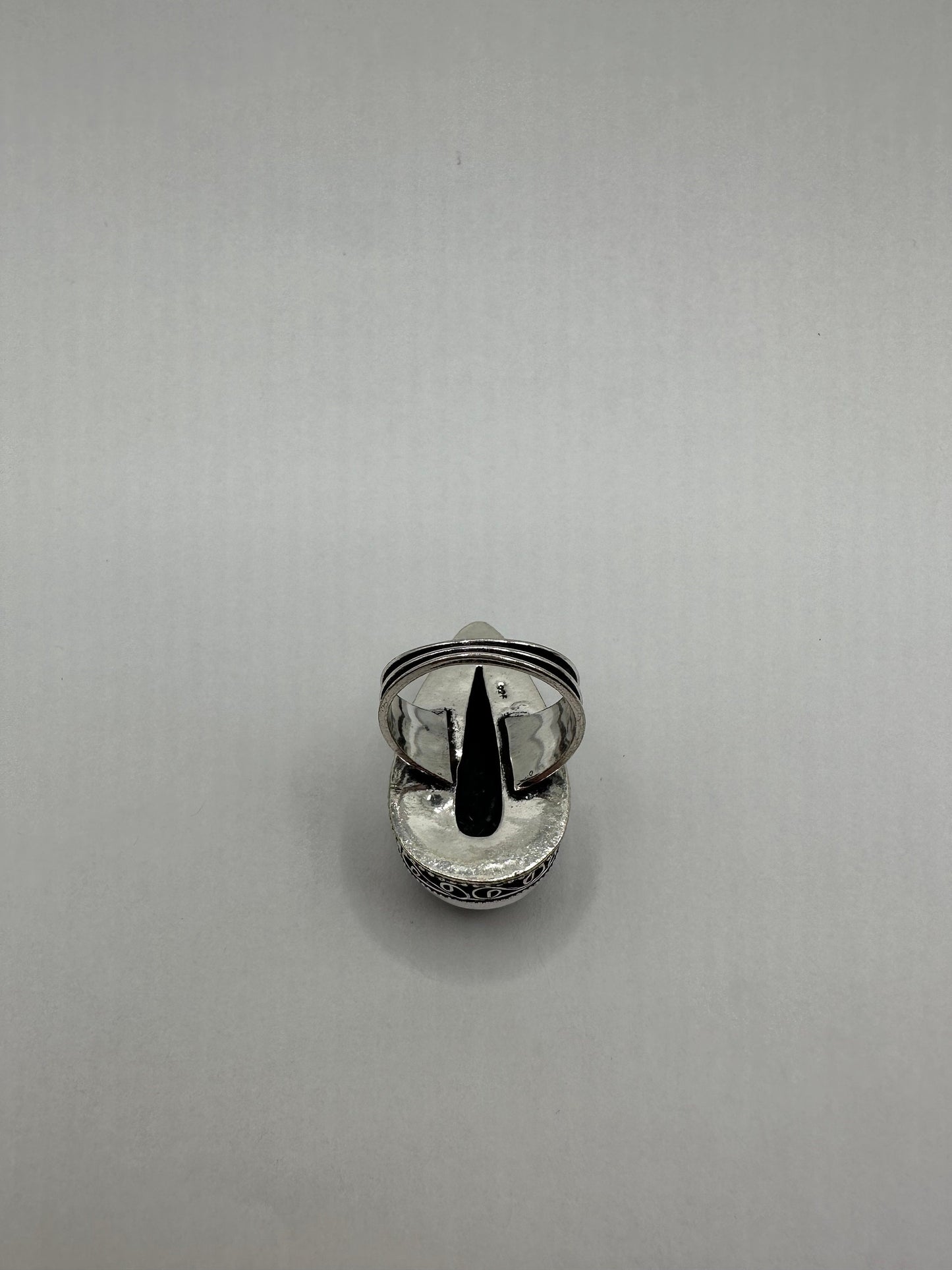 Vintage Blue Genuine Lapis Lazuli Cocktail Ring