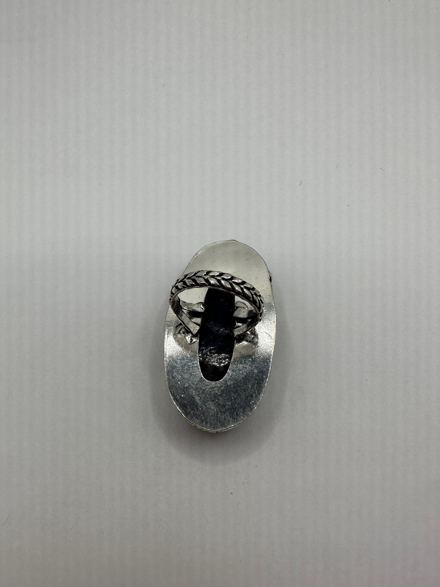 Vintage Blue Genuine Lapis Lazuli Cocktail Ring