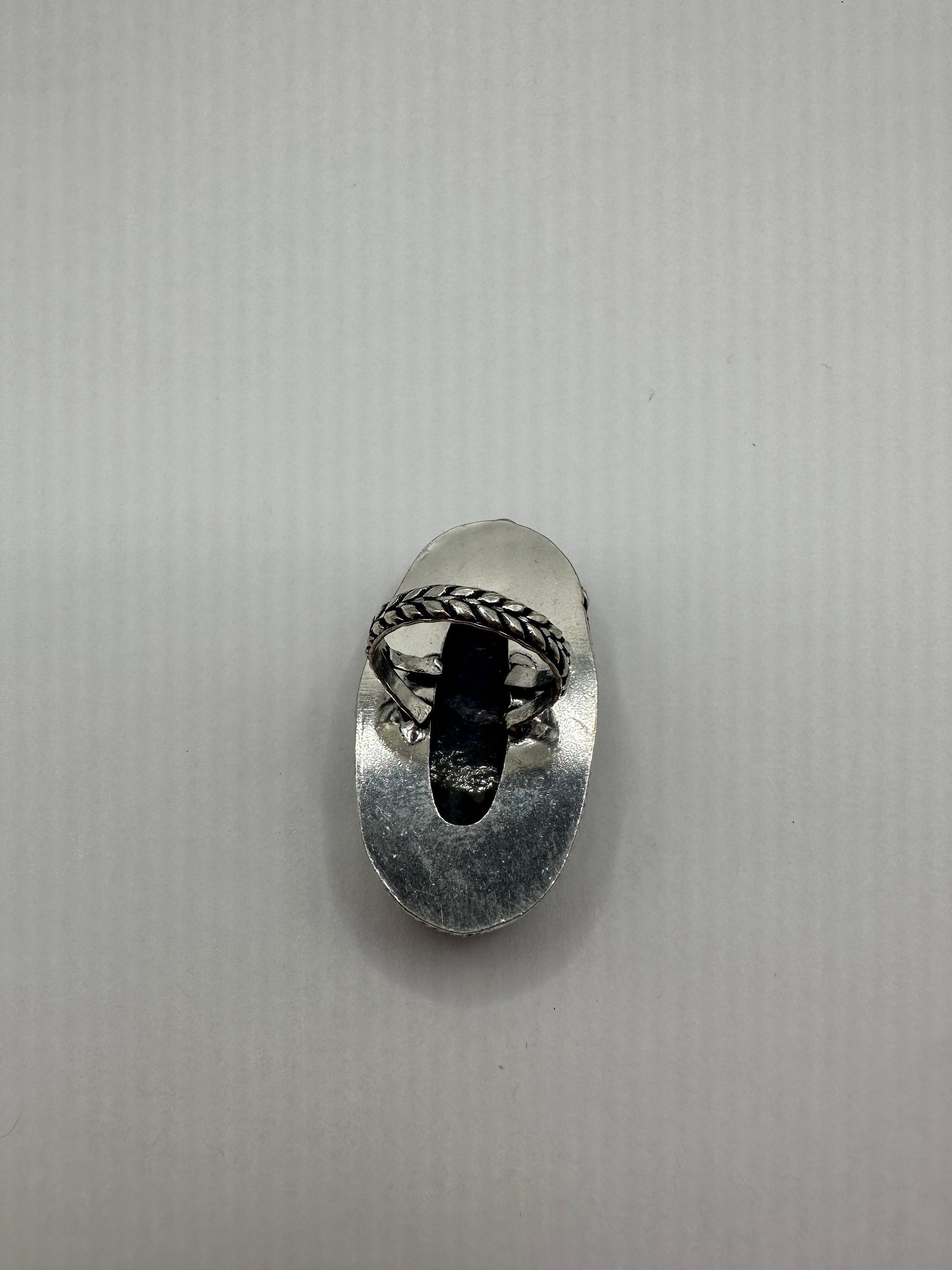 Vintage Blue Genuine Lapis Lazuli Cocktail Ring