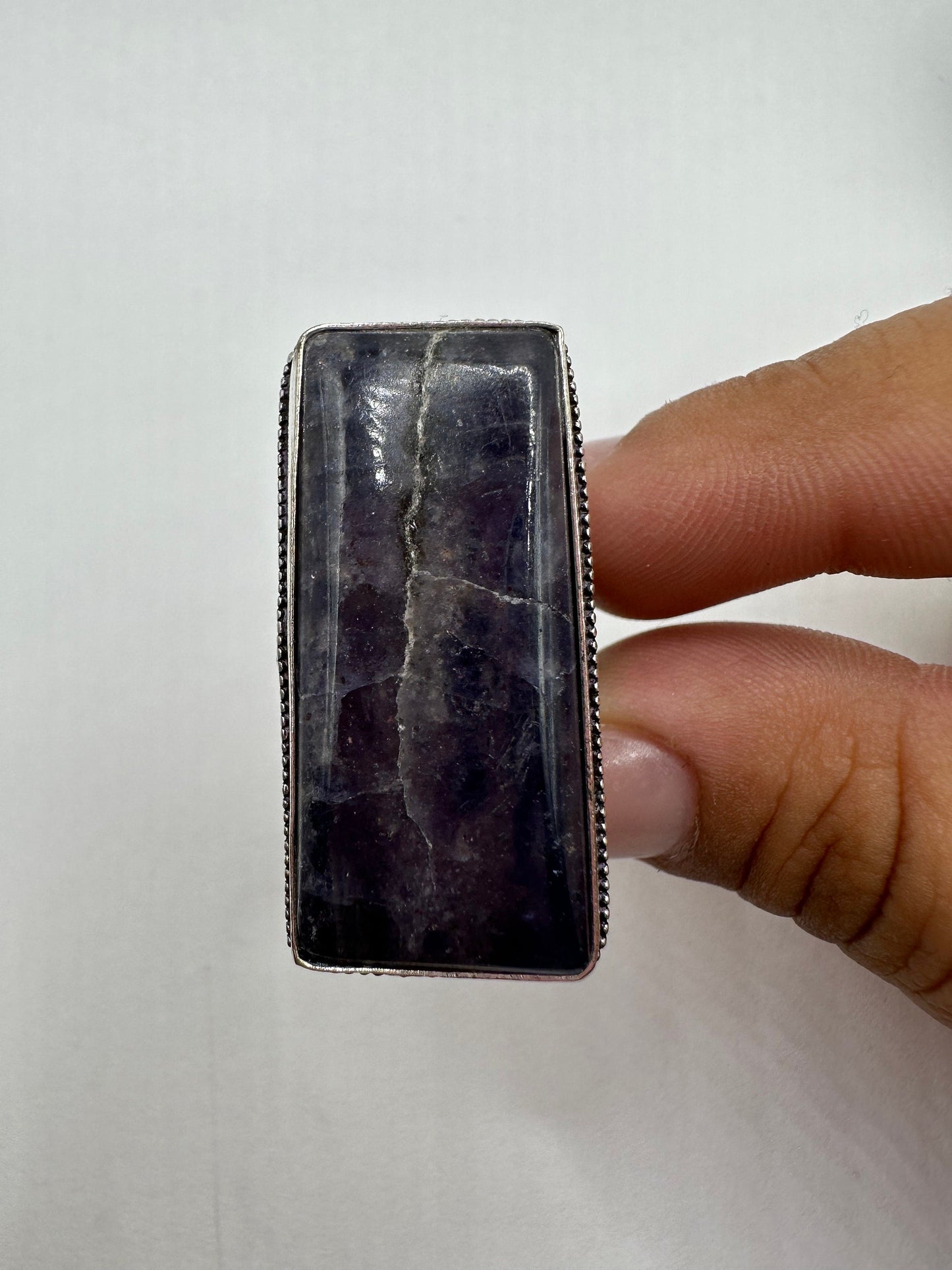 Vintage Blue Genuine Lapis Lazuli Cocktail Ring