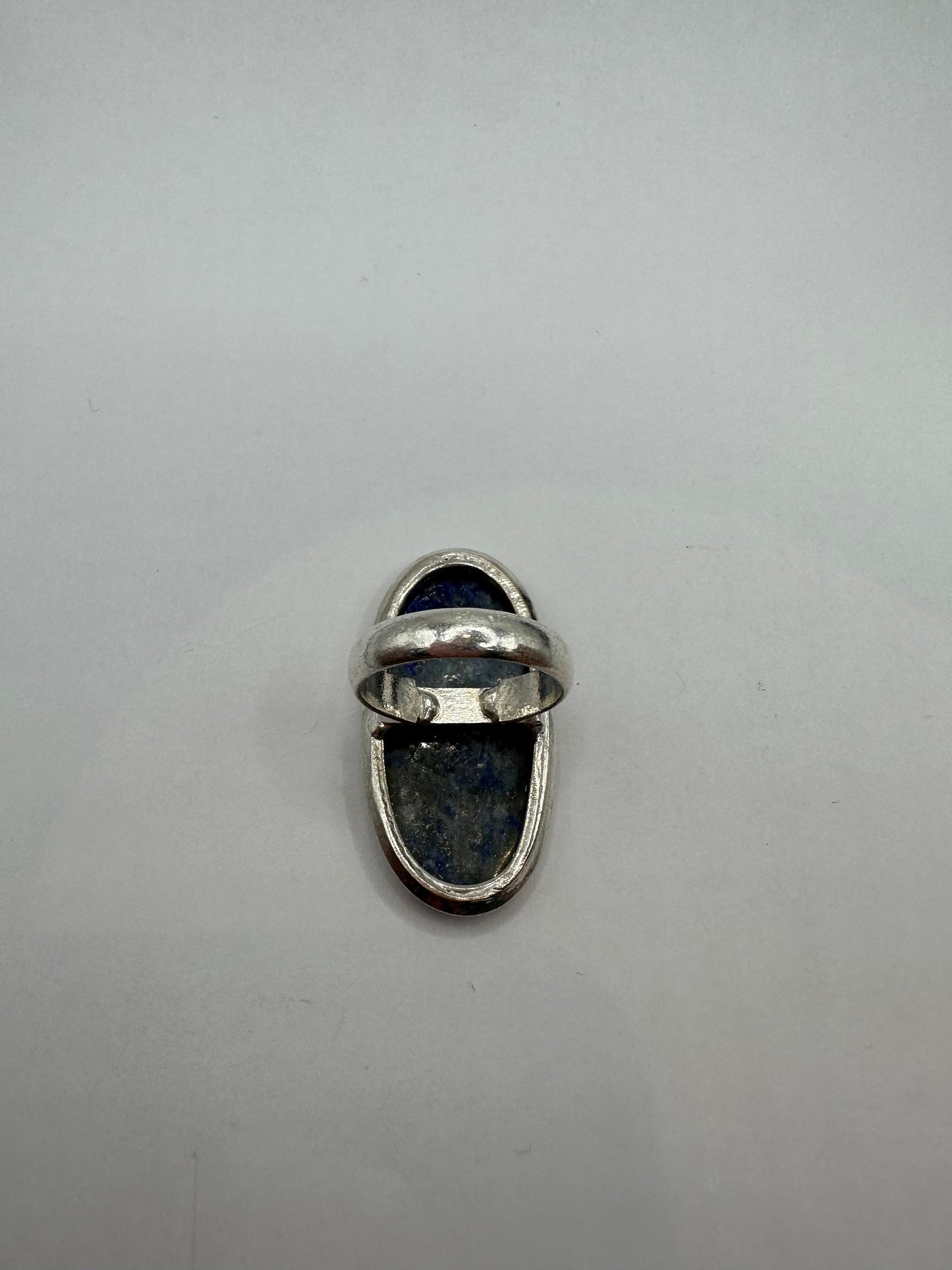 Vintage Blue Genuine Lapis Lazuli Cocktail Ring