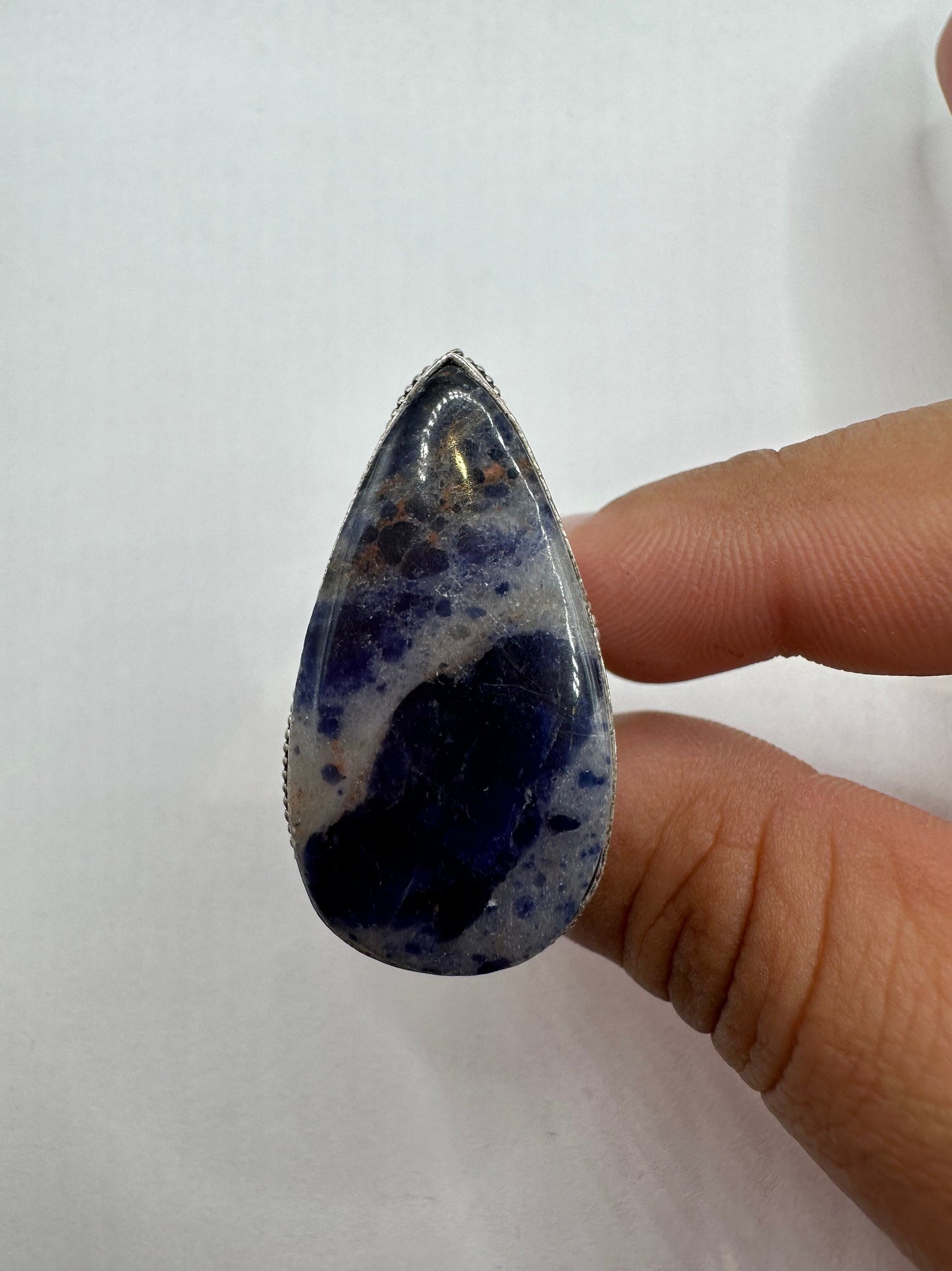 Vintage Blue Genuine Lapis Lazuli Cocktail Ring