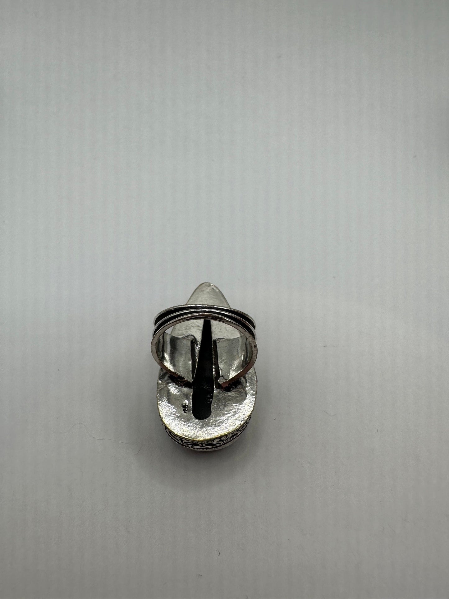 Vintage Blue Genuine Lapis Lazuli Cocktail Ring