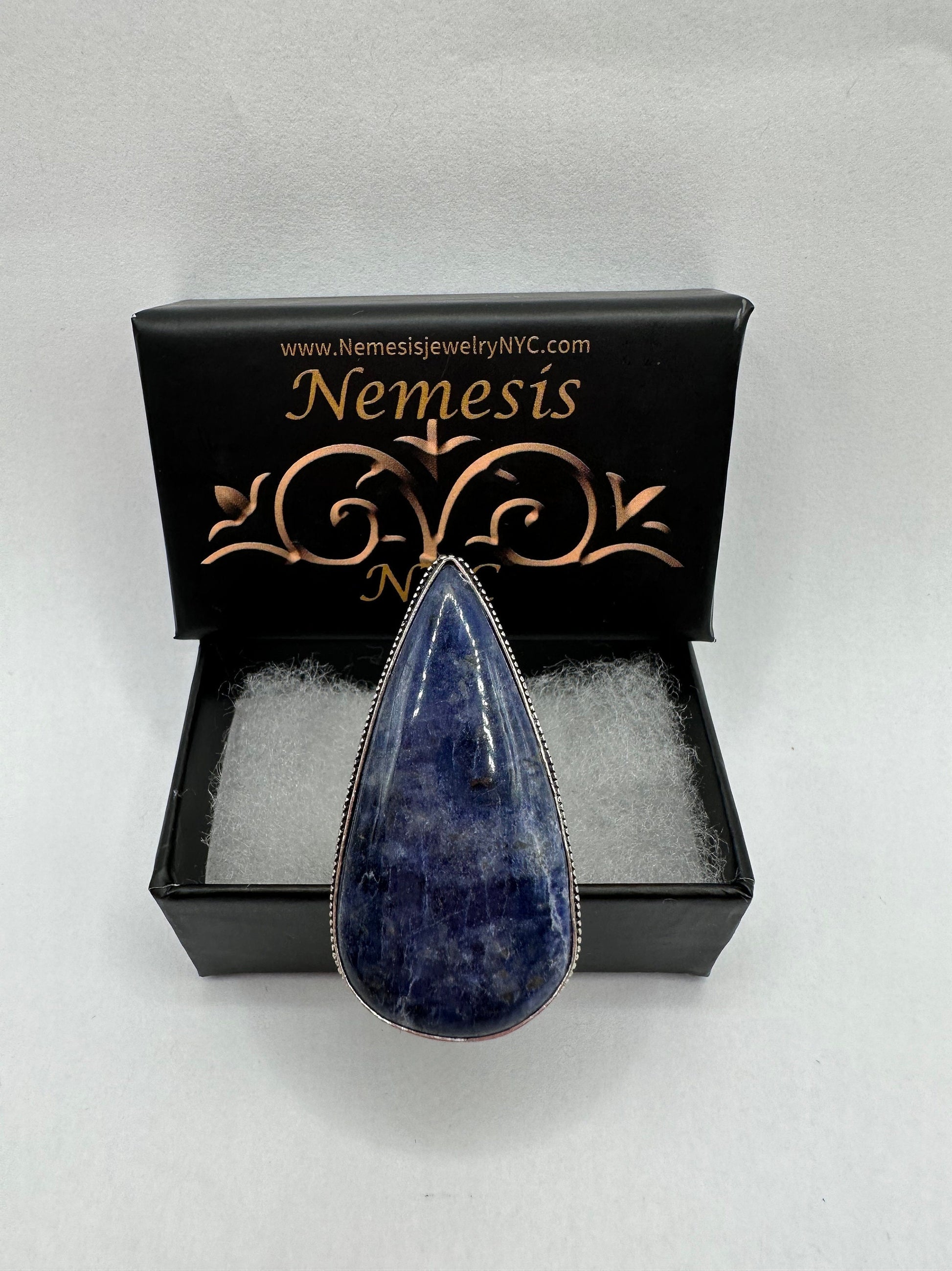 Vintage Blue Genuine Lapis Lazuli Cocktail Ring