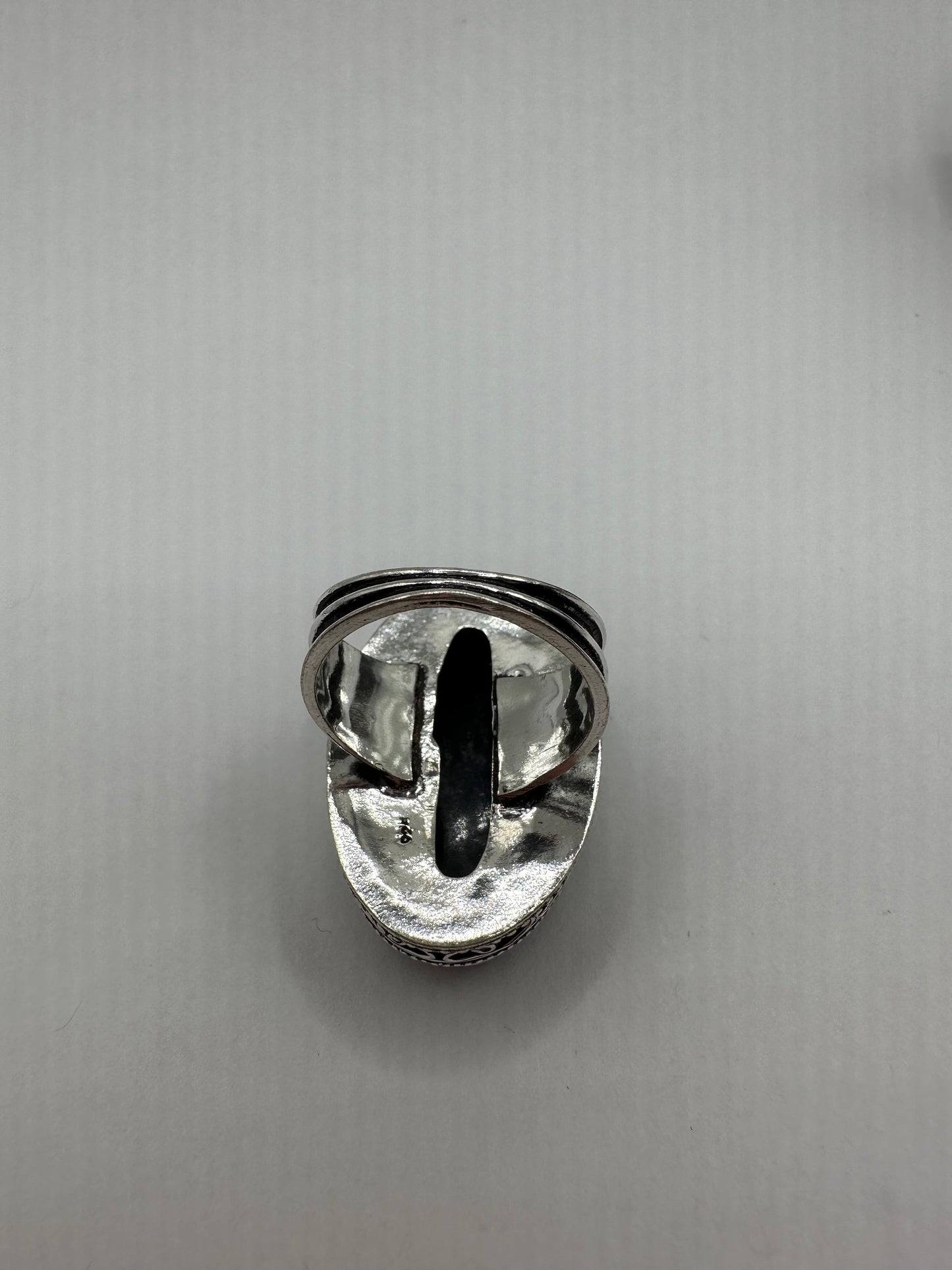 Vintage Blue Genuine Lapis Lazuli Cocktail Ring