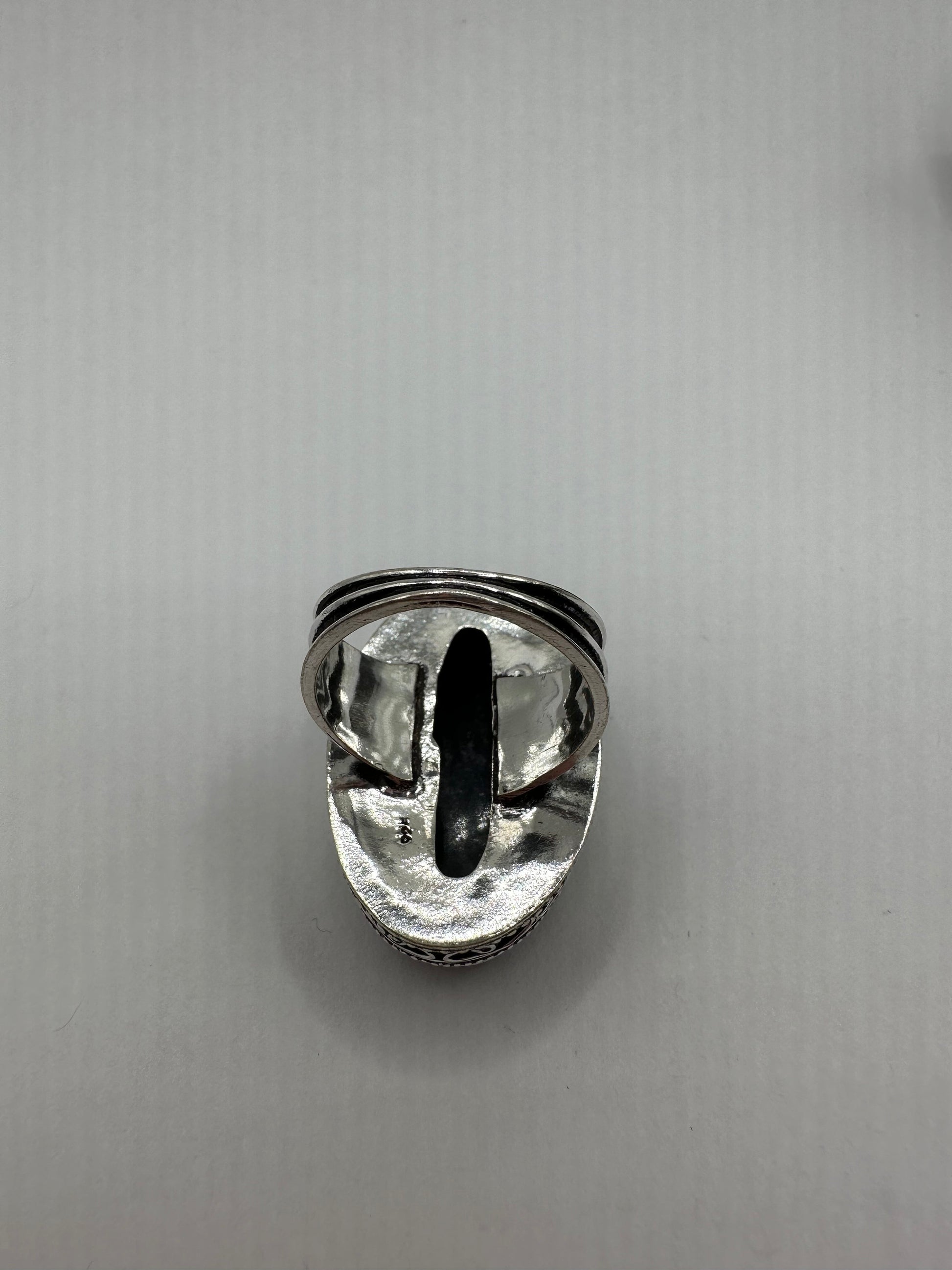 Vintage Blue Genuine Lapis Lazuli Cocktail Ring