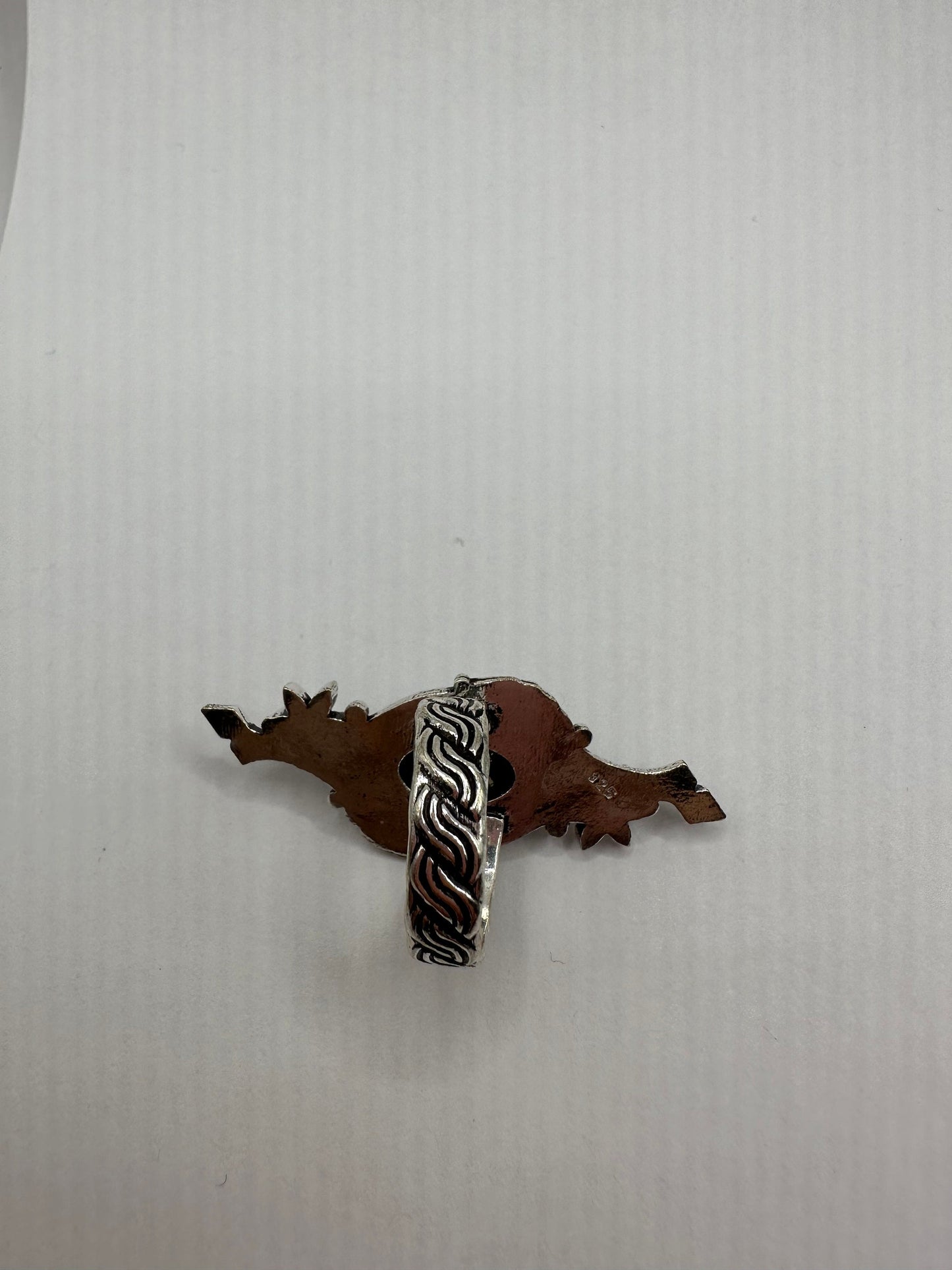 Vintage Blue Genuine Lapis Lazuli Cocktail Ring