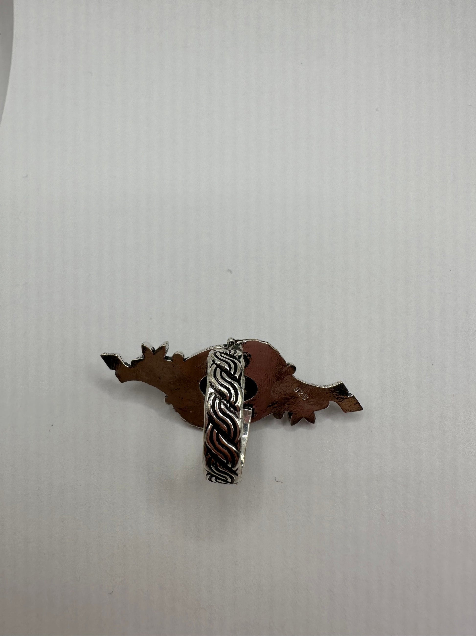 Vintage Blue Genuine Lapis Lazuli Cocktail Ring