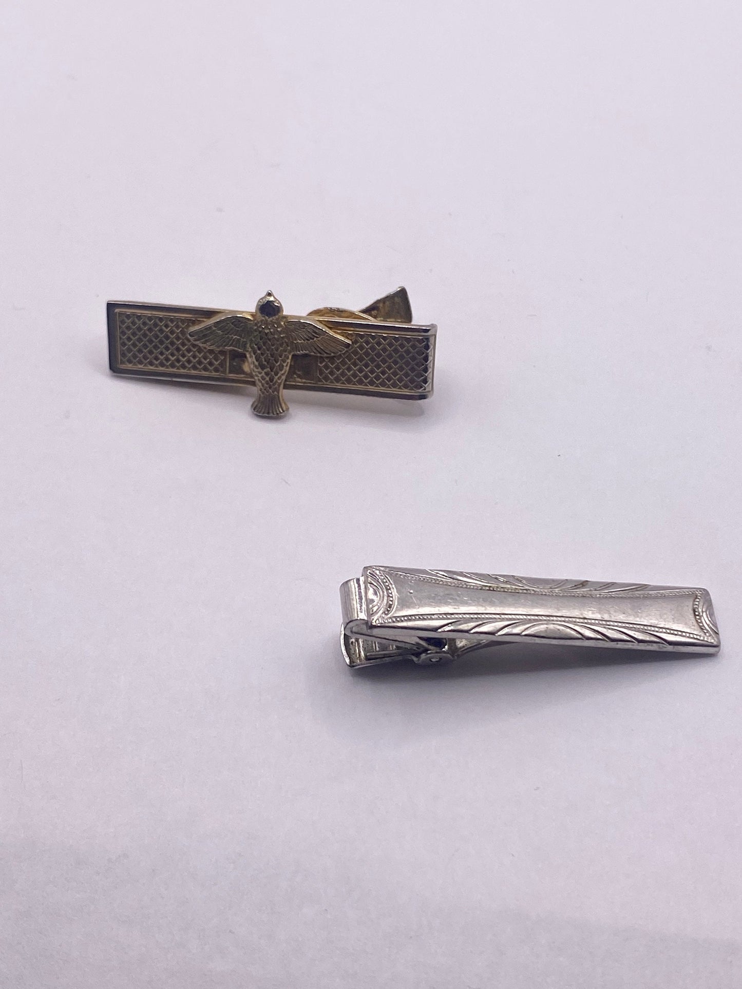 Vintage Pair of tie clips