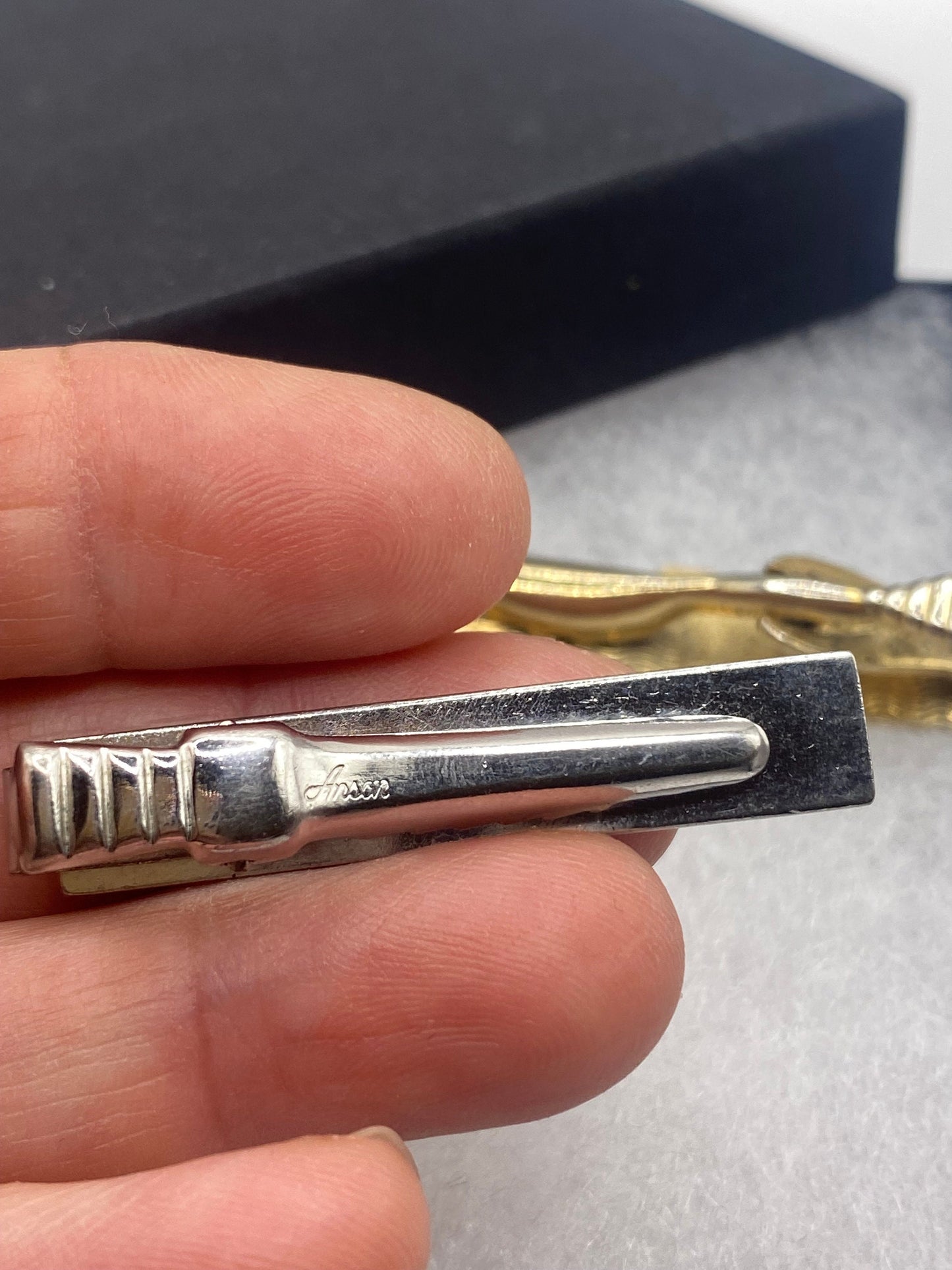 Vintage Pair of tie clips