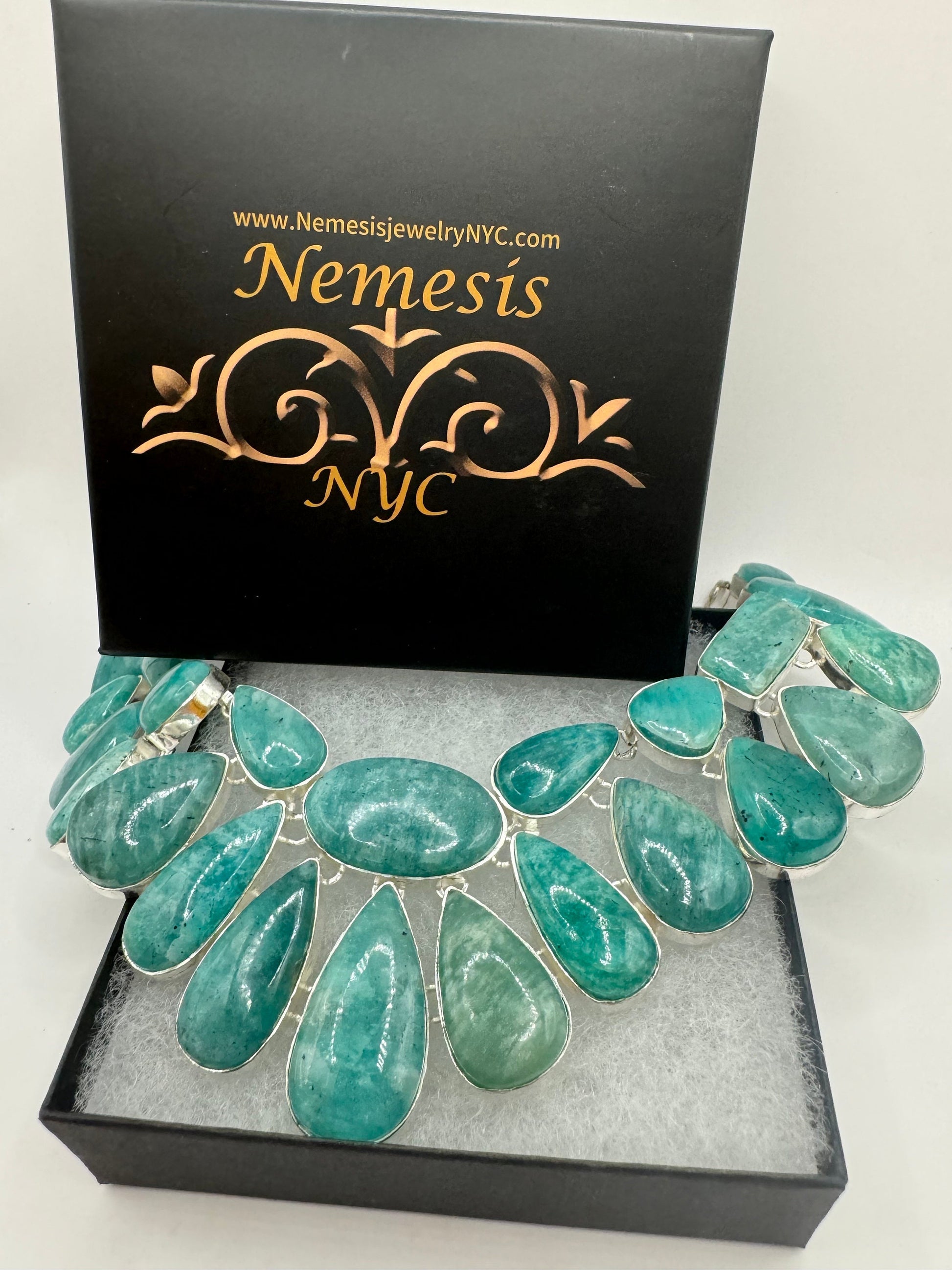 Vintage Blue Larimar Necklace Choker