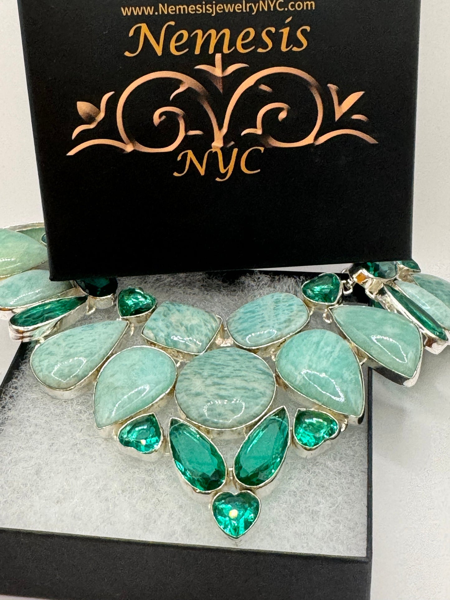 Vintage Blue Larimar Necklace Choker