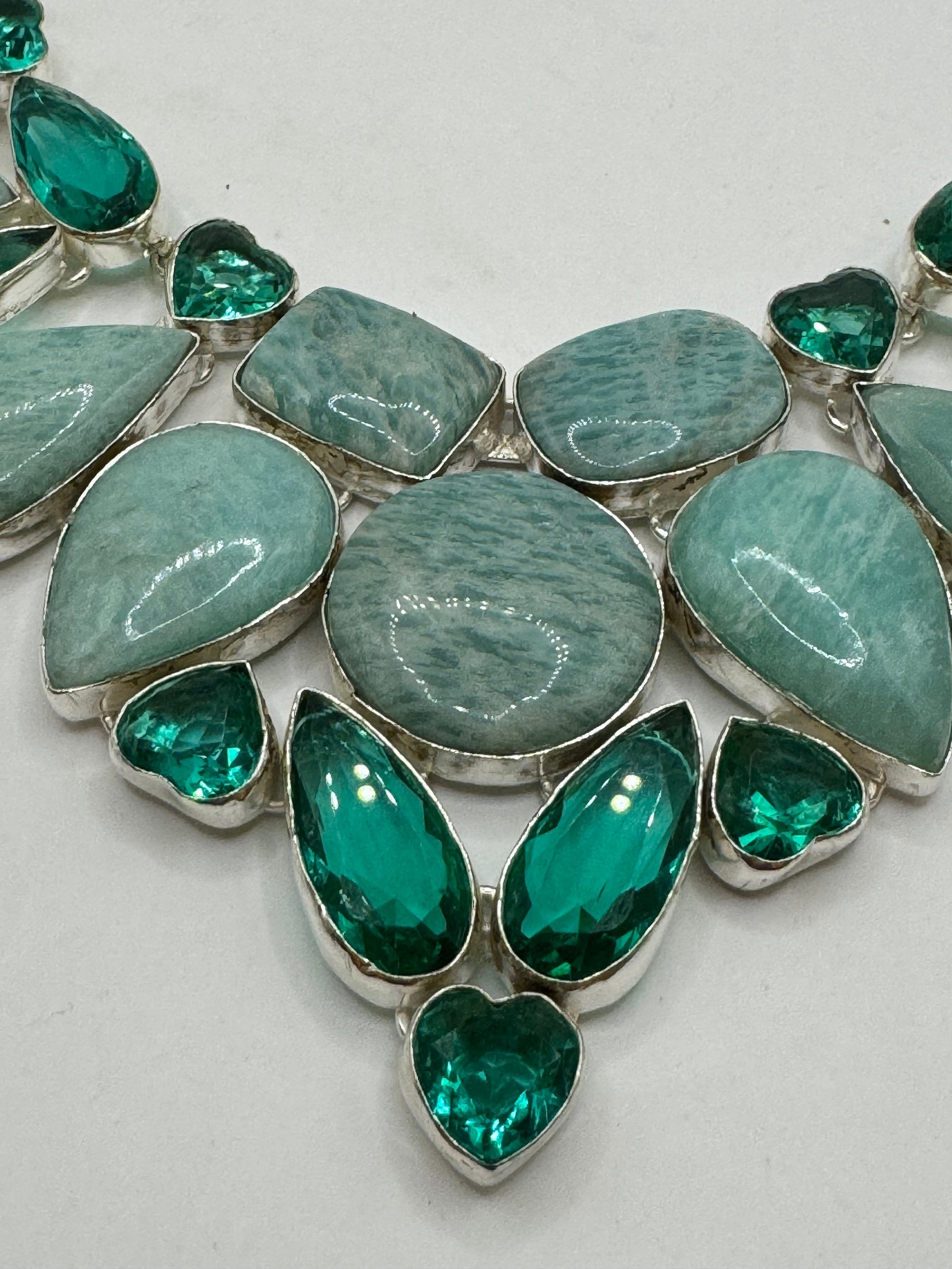 Vintage Blue Larimar Necklace Choker