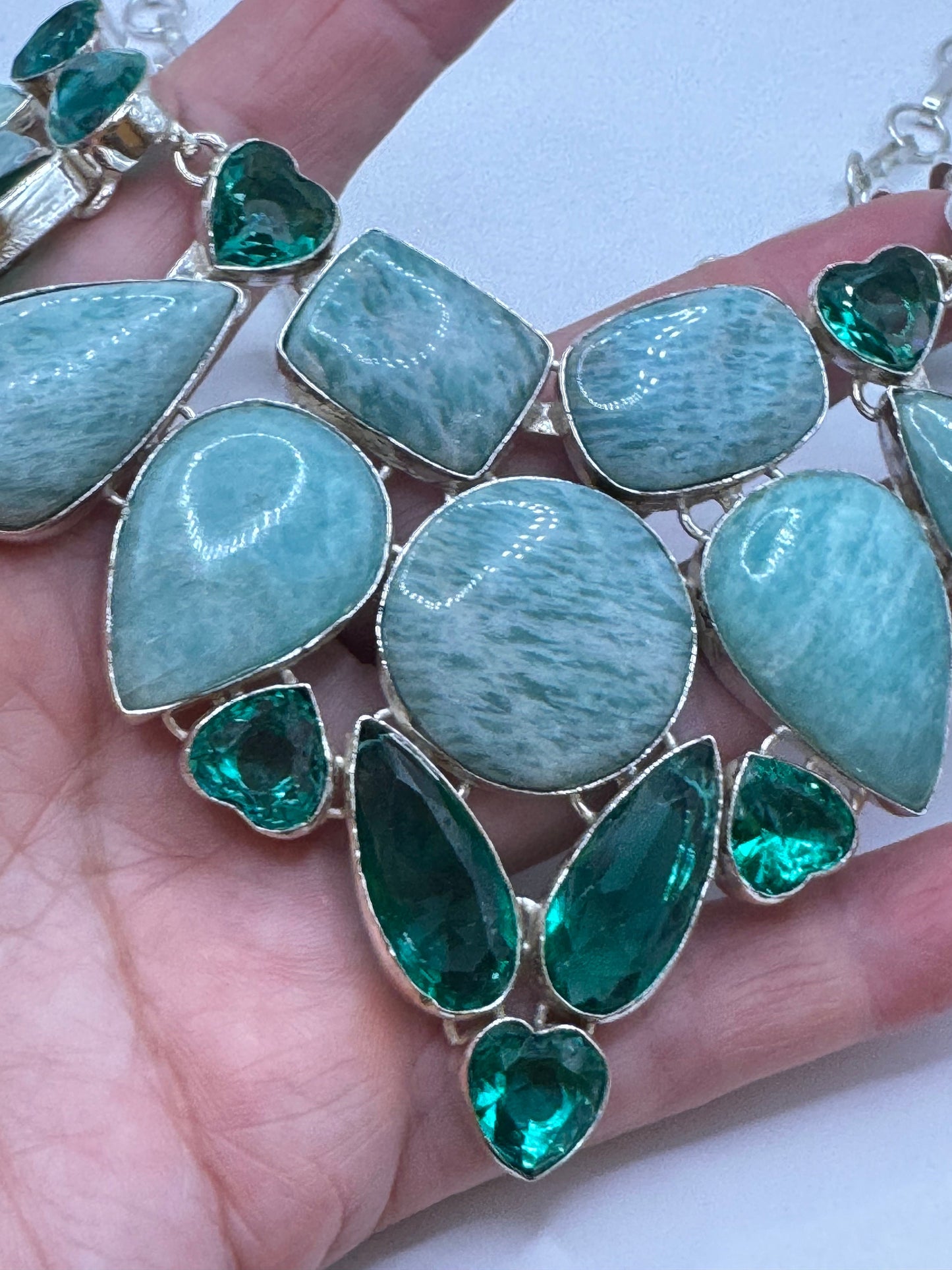 Vintage Blue Larimar Necklace Choker