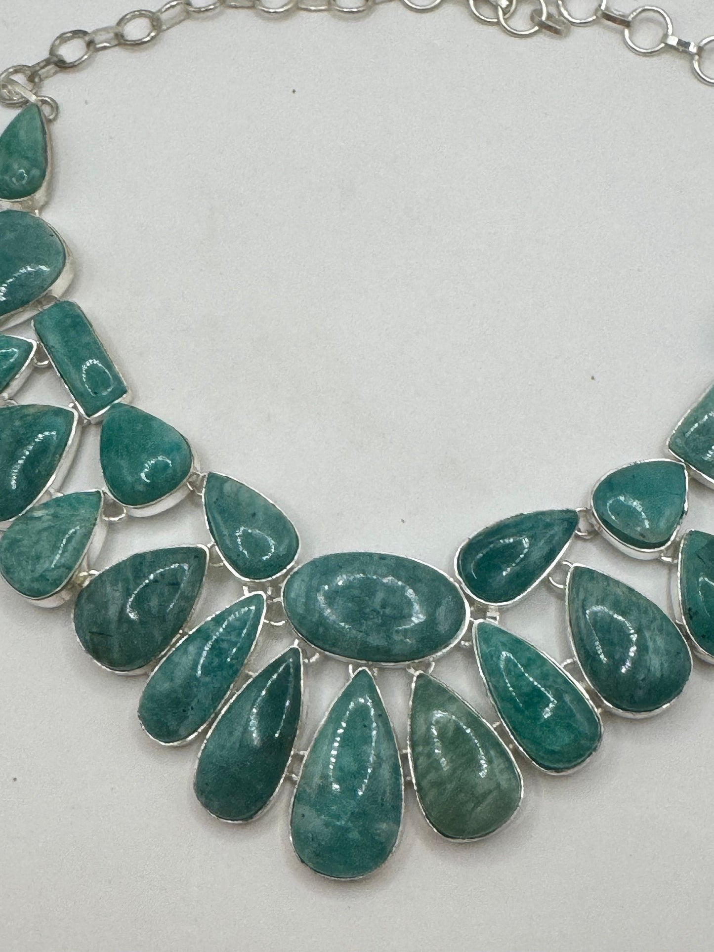 Vintage Blue Larimar Necklace Choker