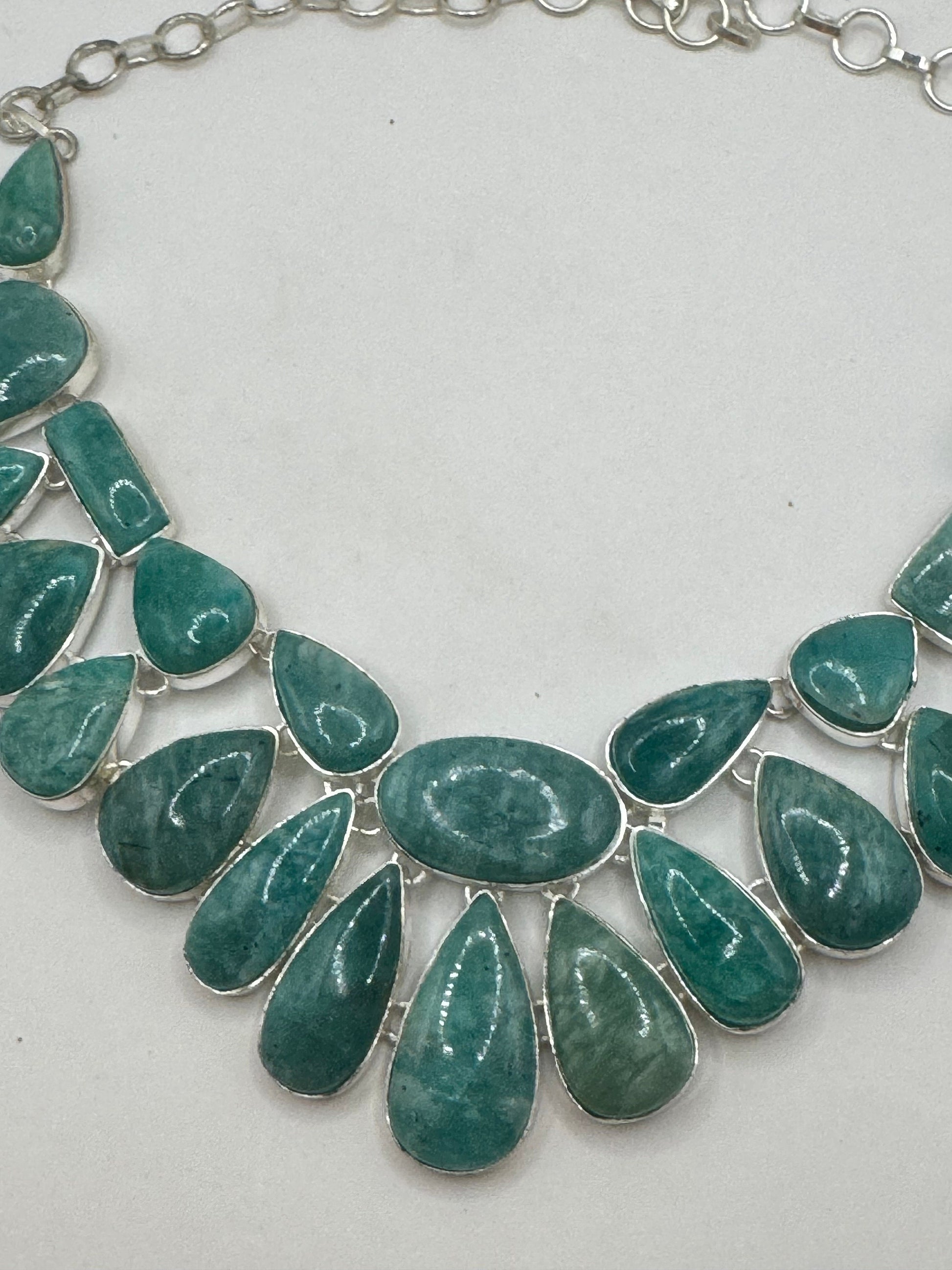 Vintage Blue Larimar Necklace Choker