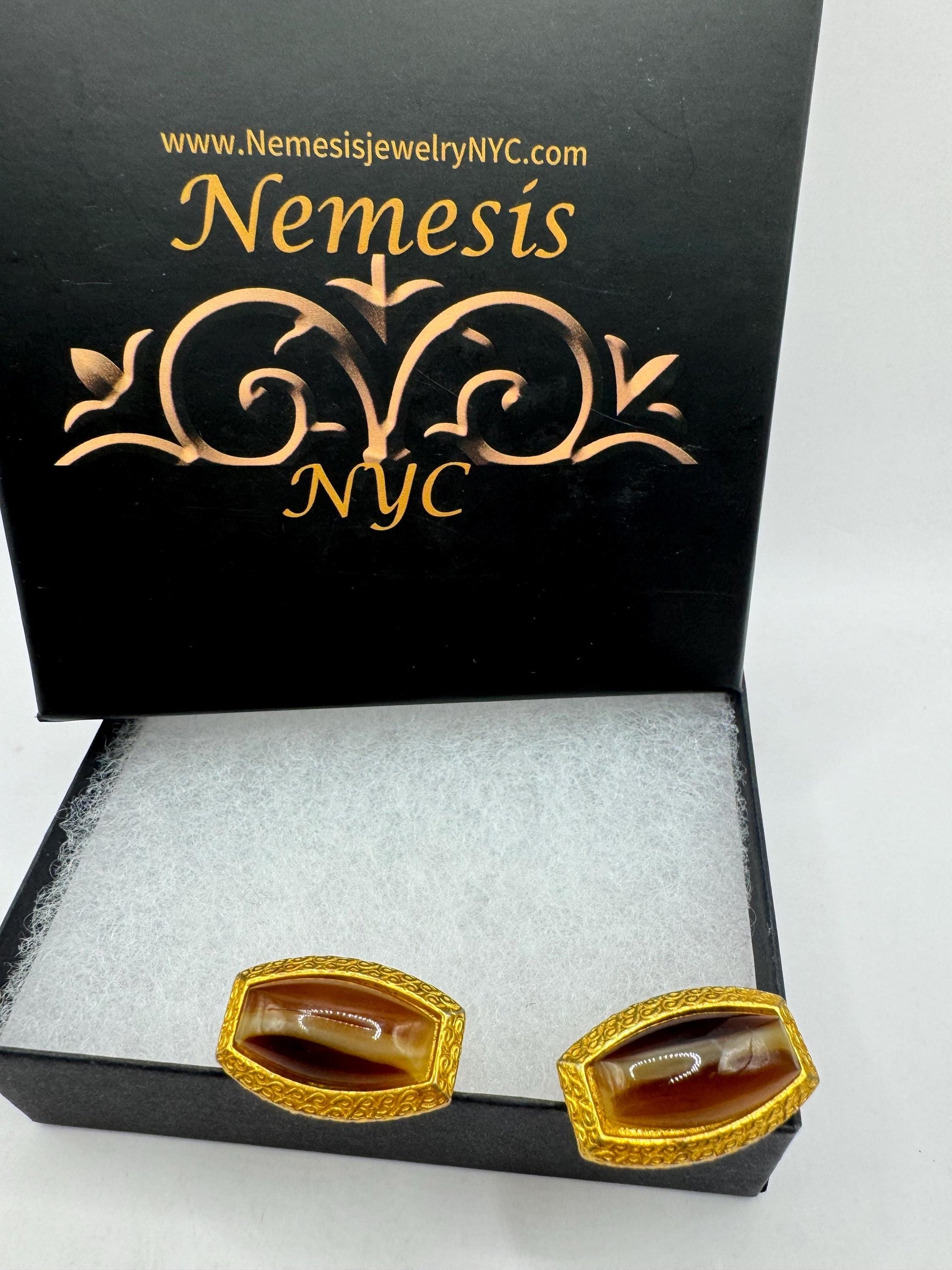 Vintage Blue Sapphire Cuff Links