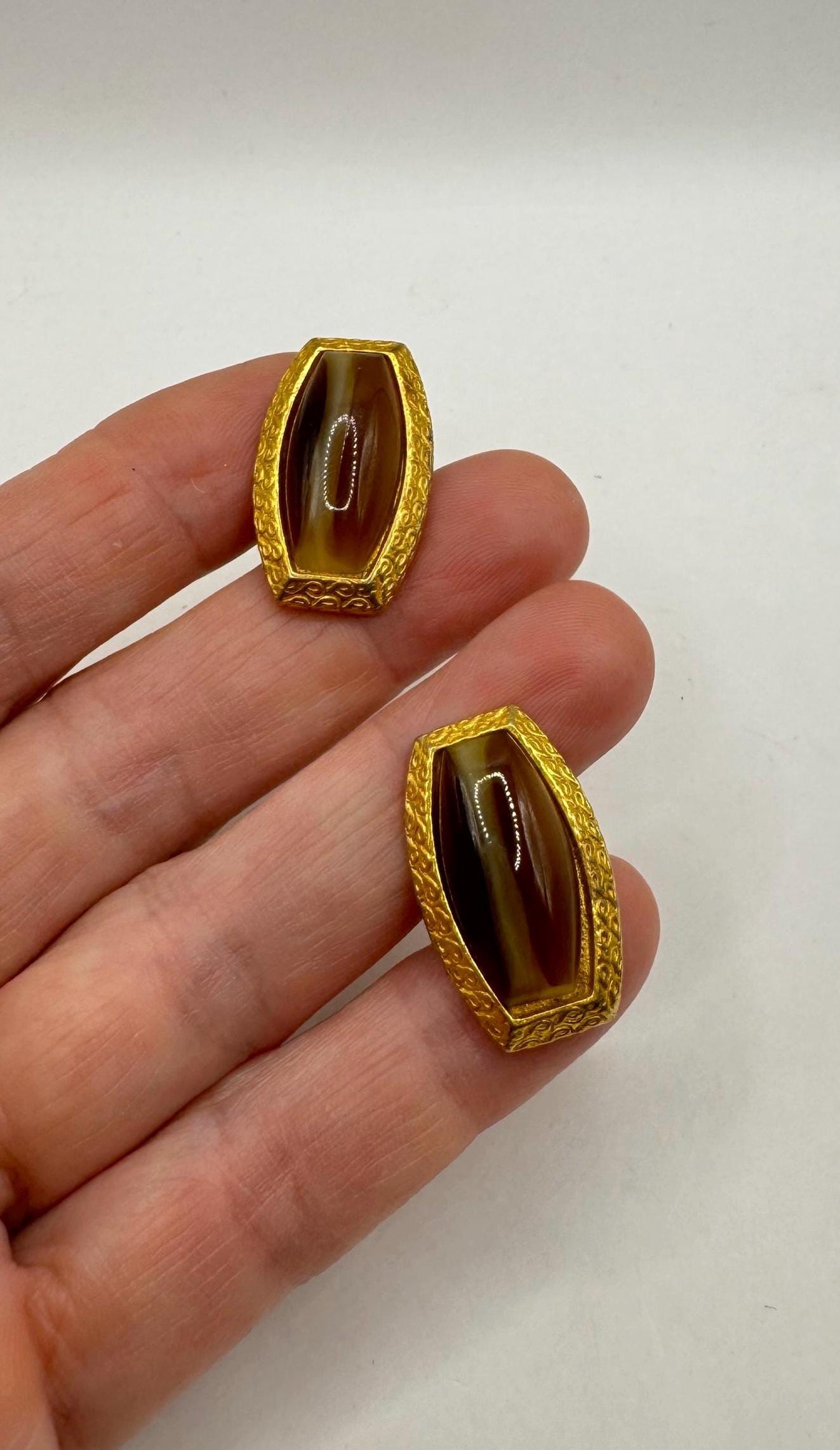 Vintage Blue Sapphire Cuff Links