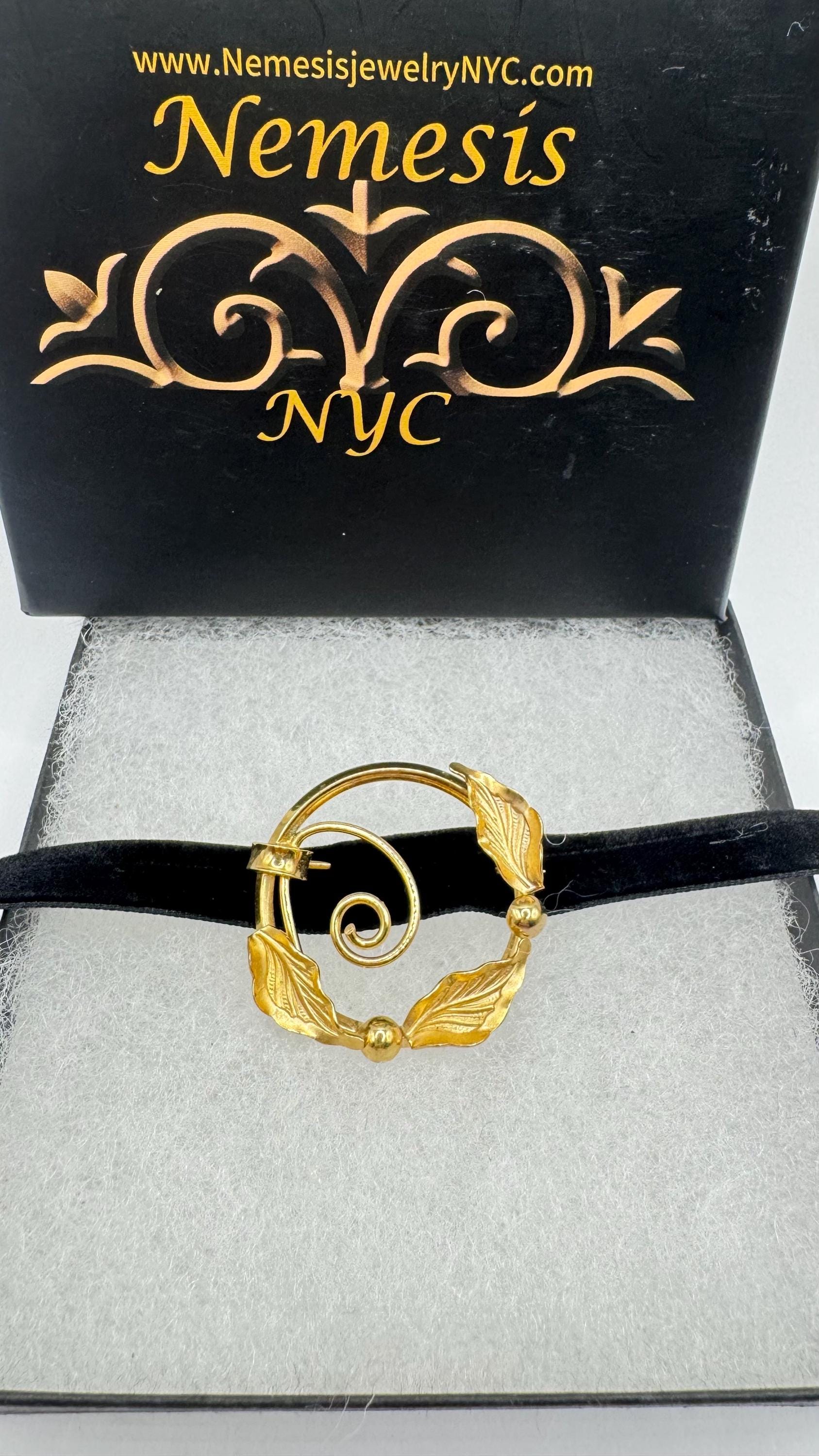 Vintage Flower Gold filled Brooch Pin