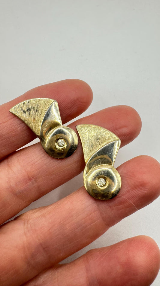 Vintage Golden Cuff Links