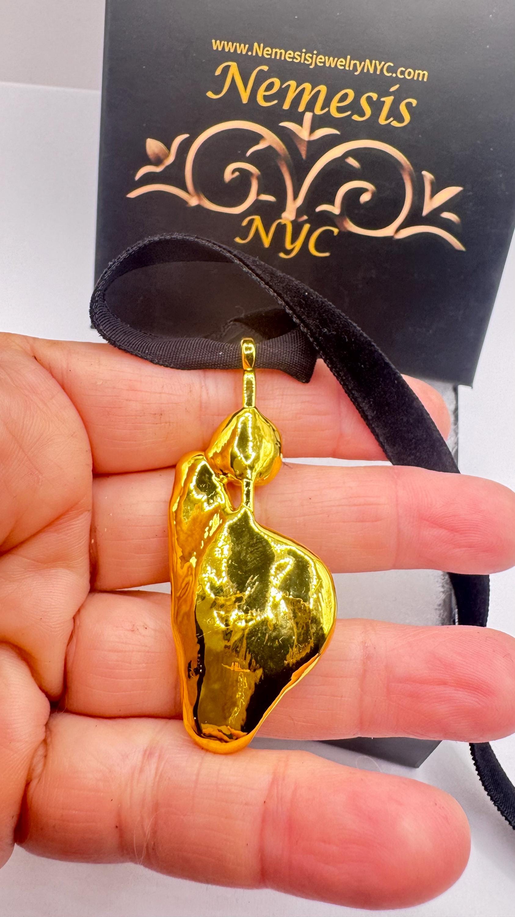 Vintage White Biwa Pearl Gold 925 Sterling Silver Choker Necklace