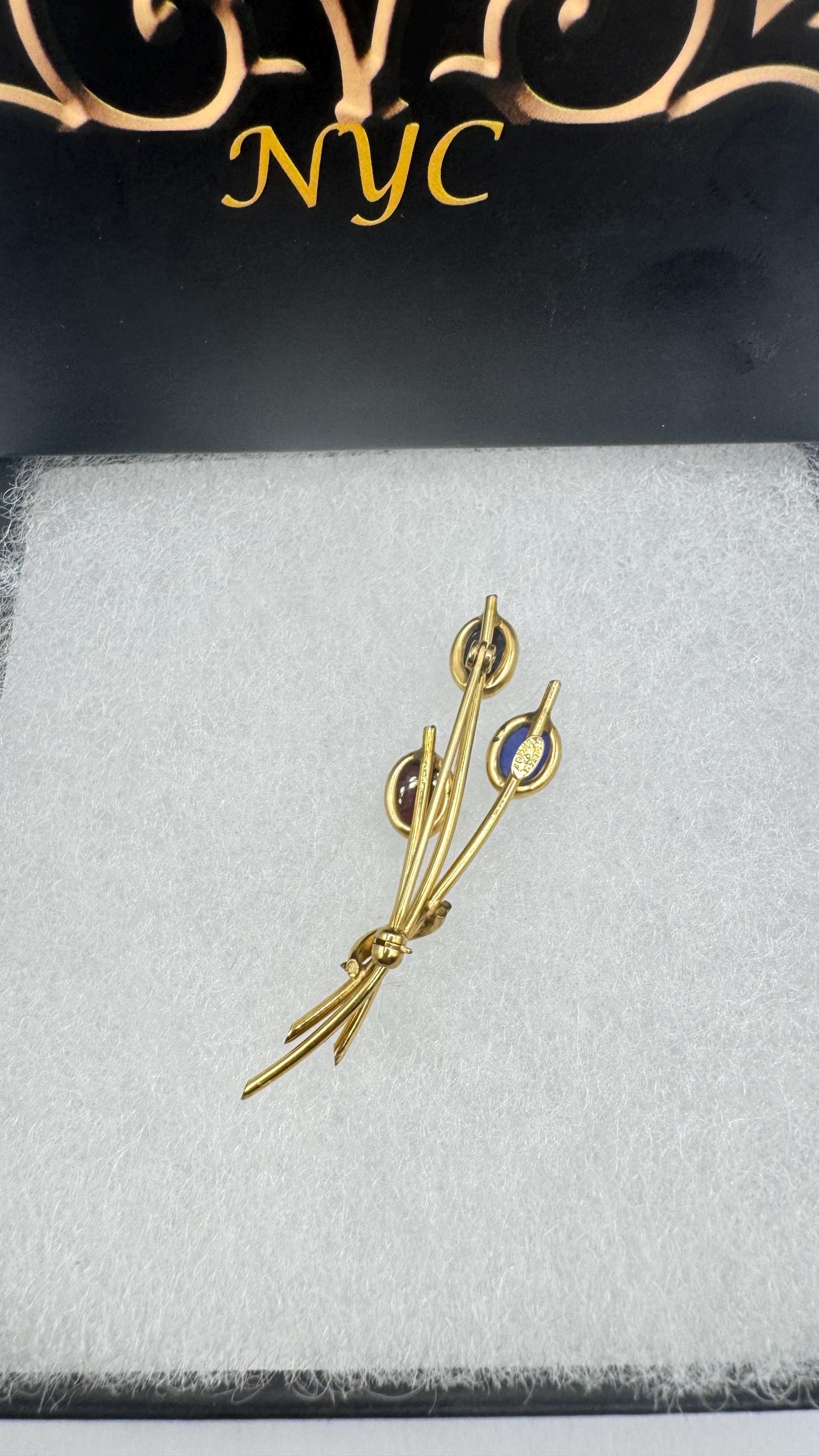 Vintage Scarab Carved Yellow Gold Filled Brooch Pin