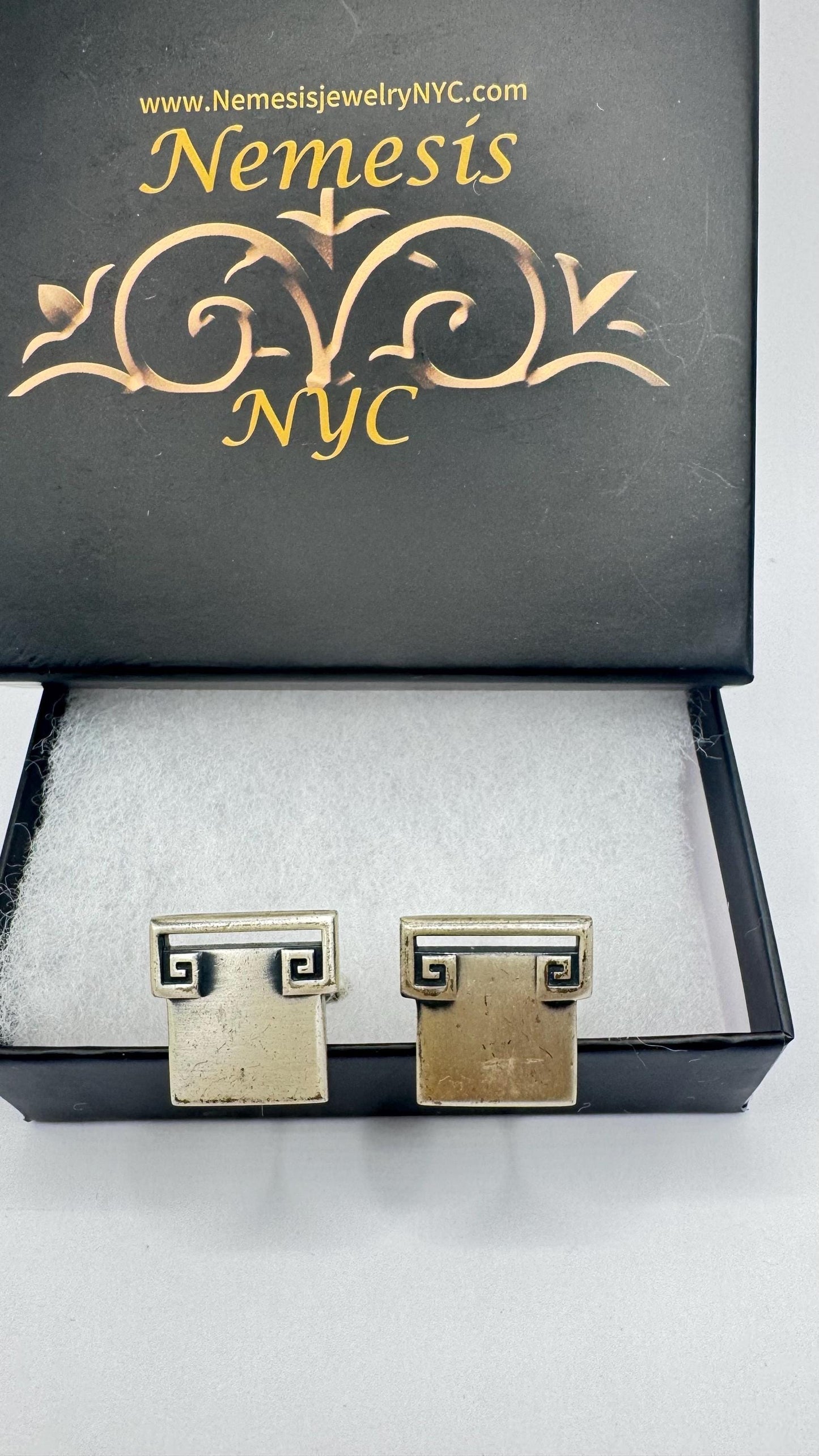 Vintage Golden Monogram Innitial Cuff Links