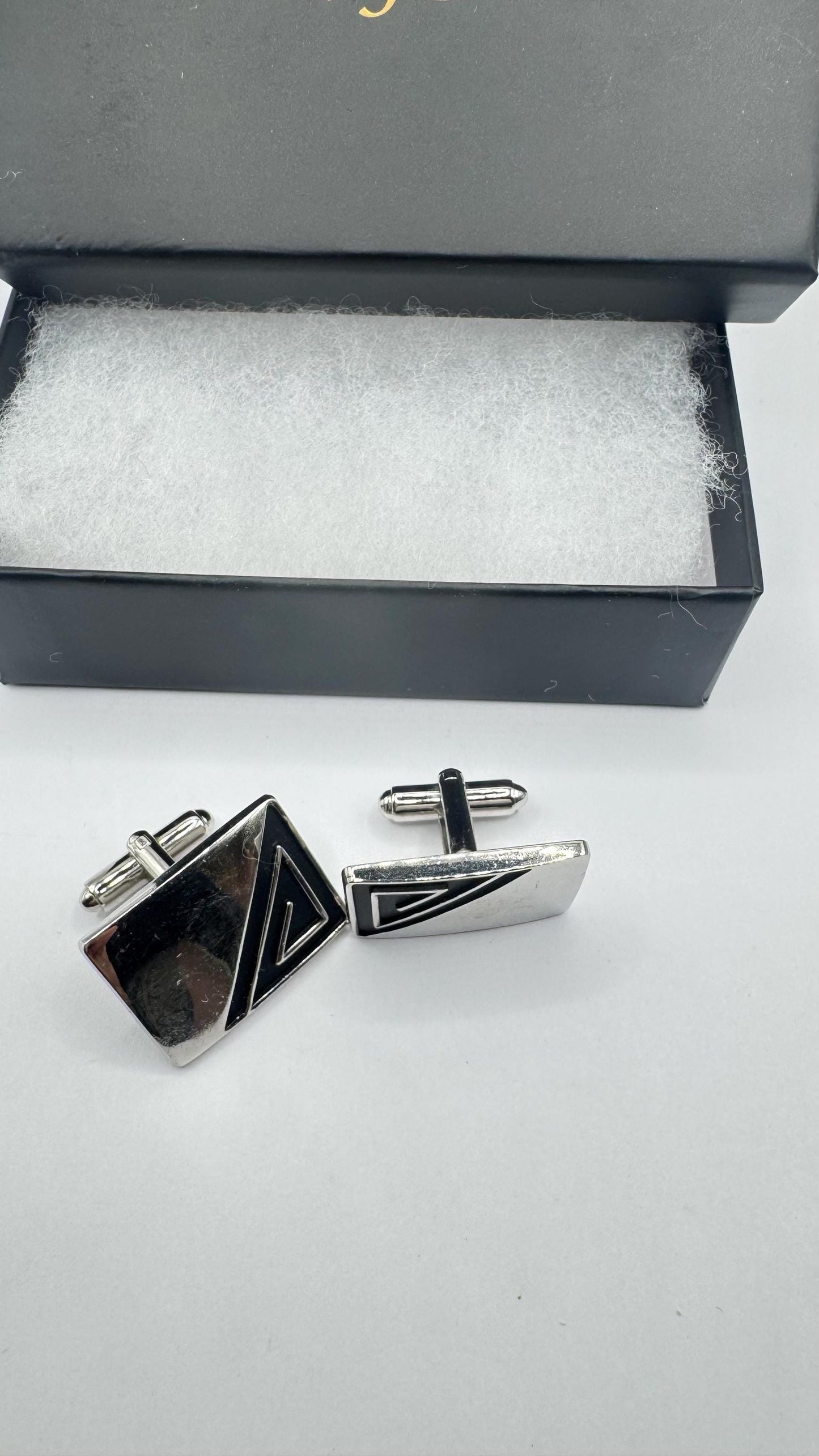 Vintage Golden Monogram Innitial Cuff Links