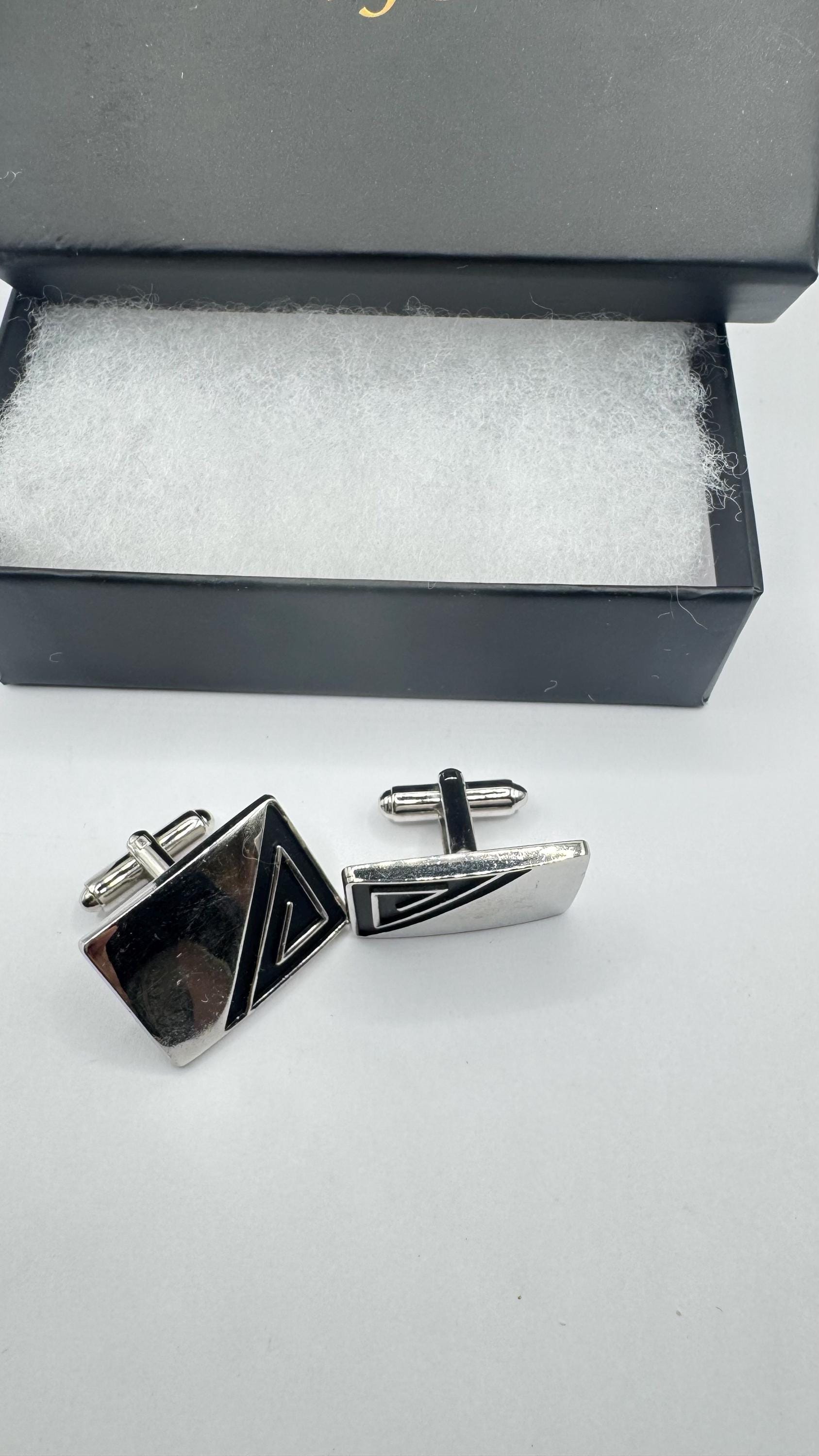 Vintage Golden Monogram Innitial Cuff Links