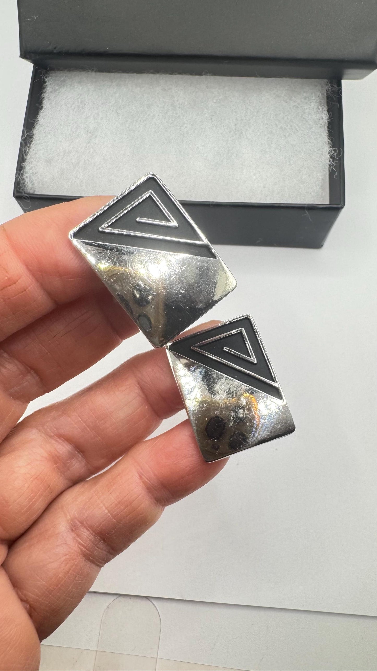 Vintage Golden Monogram Innitial Cuff Links