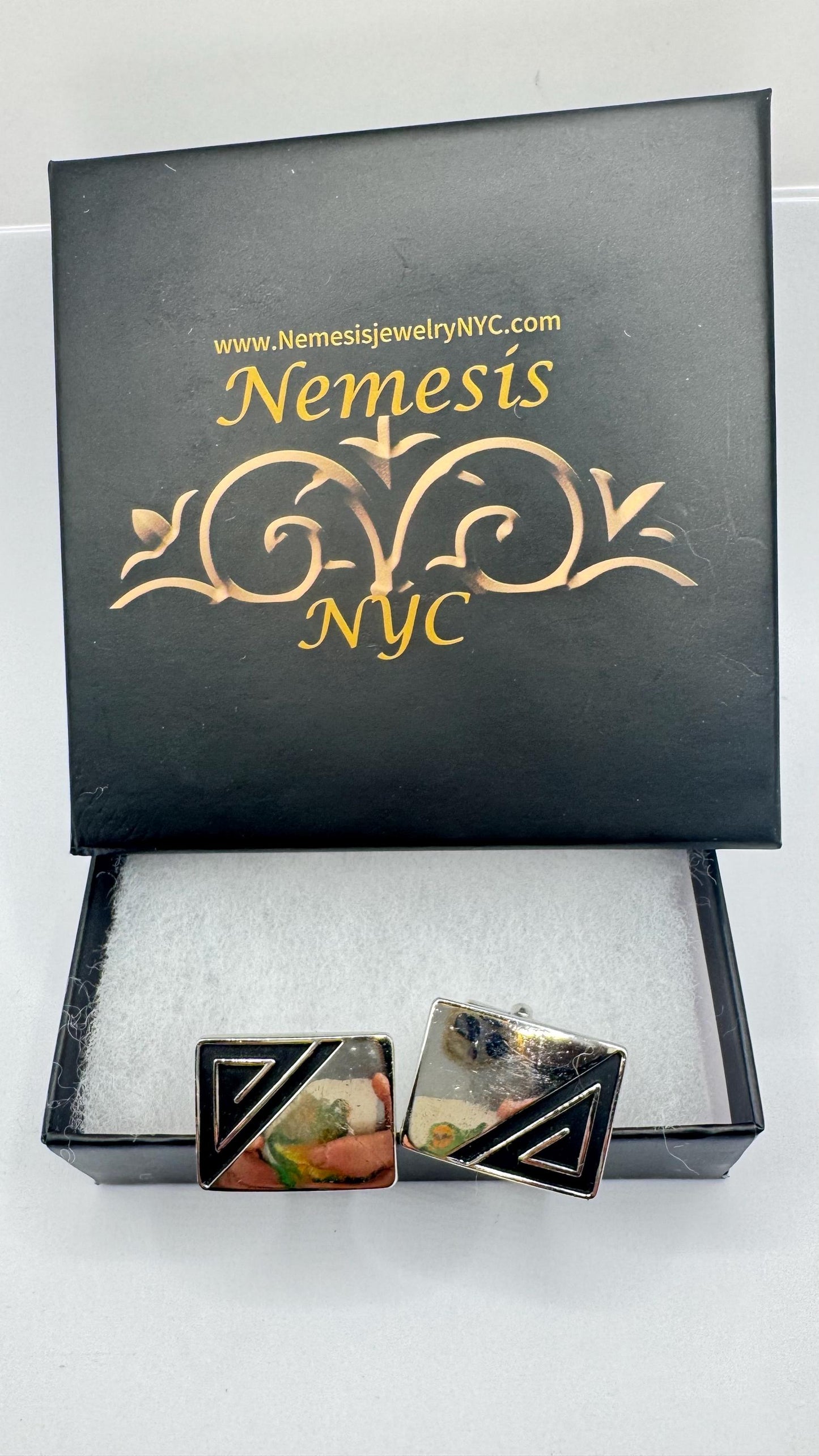 Vintage Golden Monogram Innitial Cuff Links