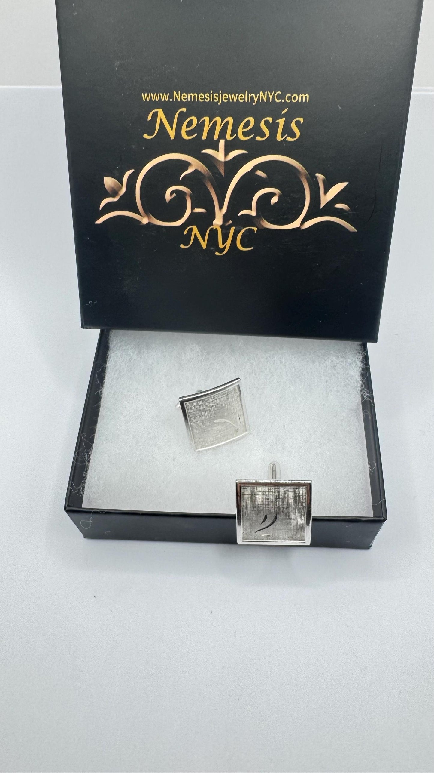 Vintage Golden Monogram Innitial Cuff Links