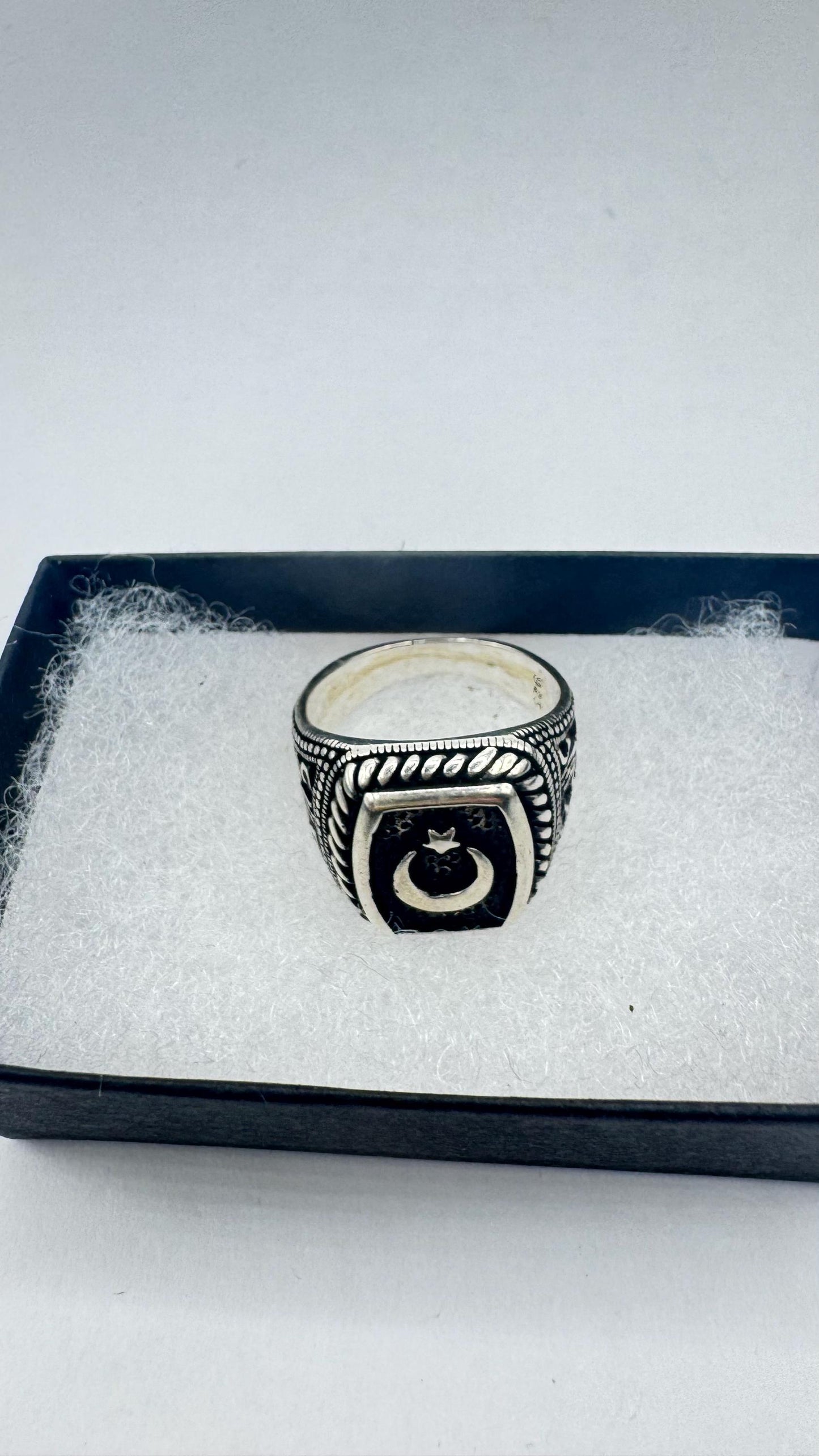 Vintage Star of Islam 925 Sterling Silver Ring