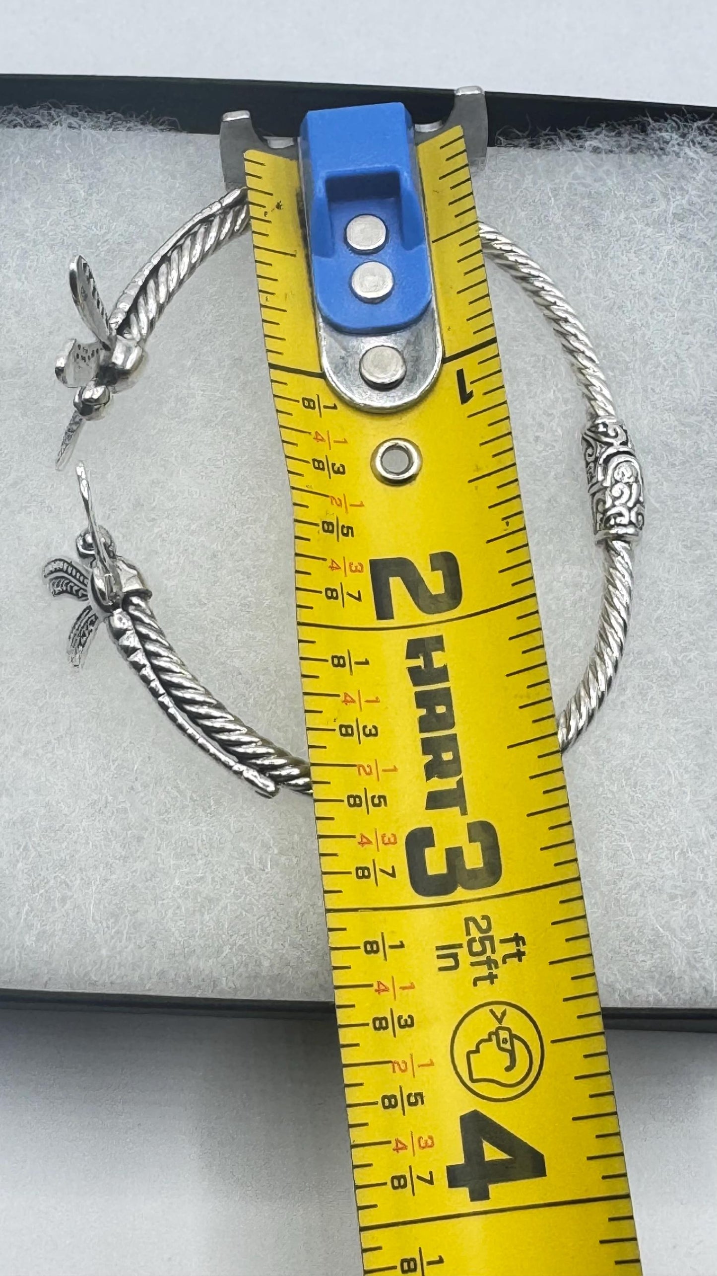 Vintage 925 Sterling Silver Cuff Bangle Bracelet