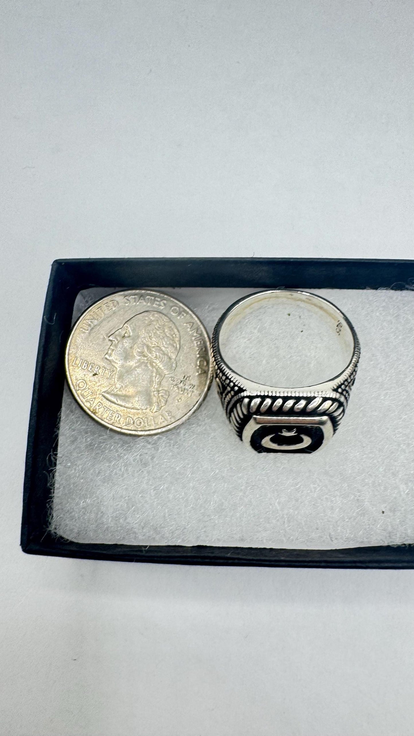 Vintage Star of Islam 925 Sterling Silver Ring