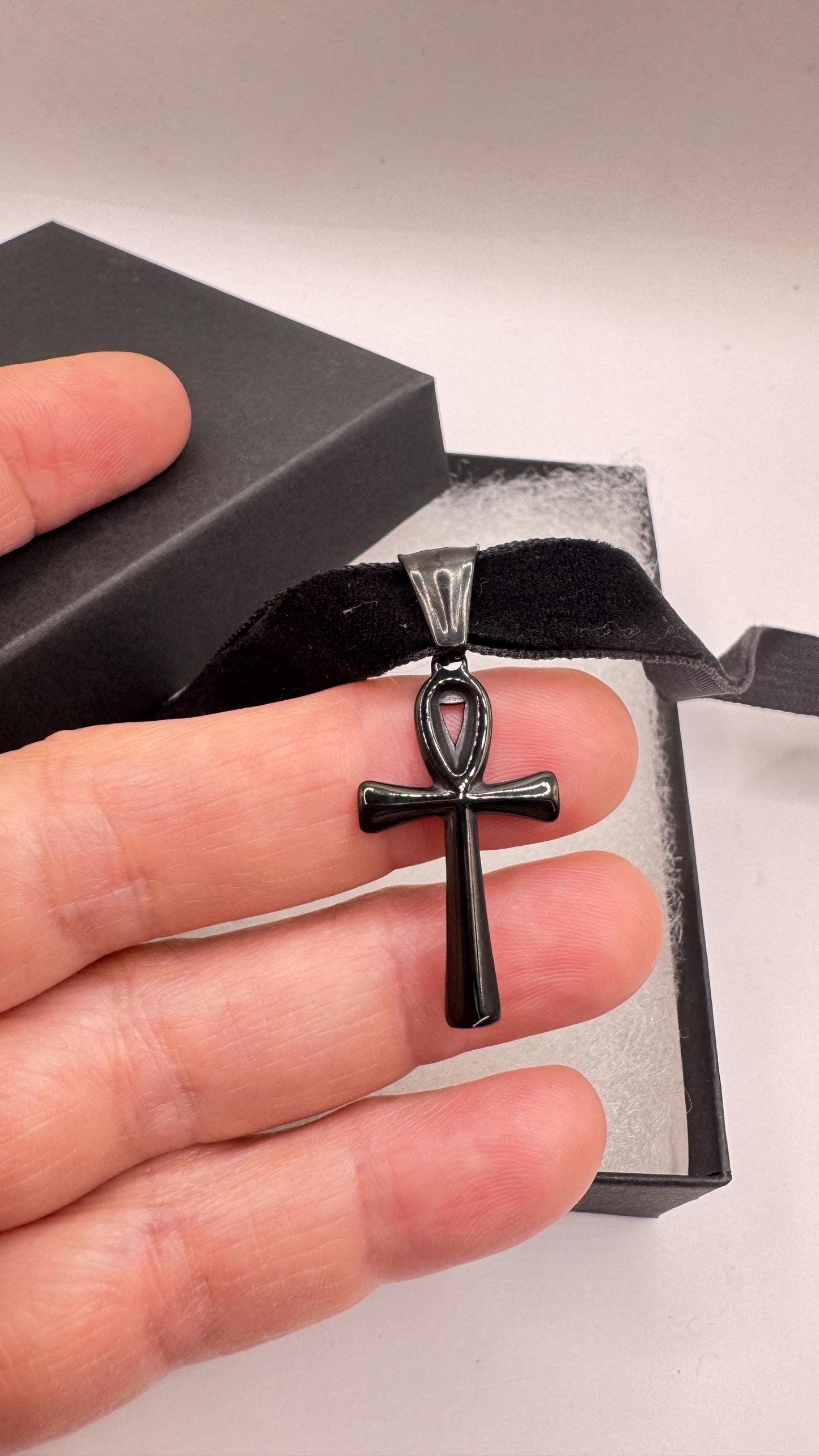 Egyptian Ankh Pendant Choker