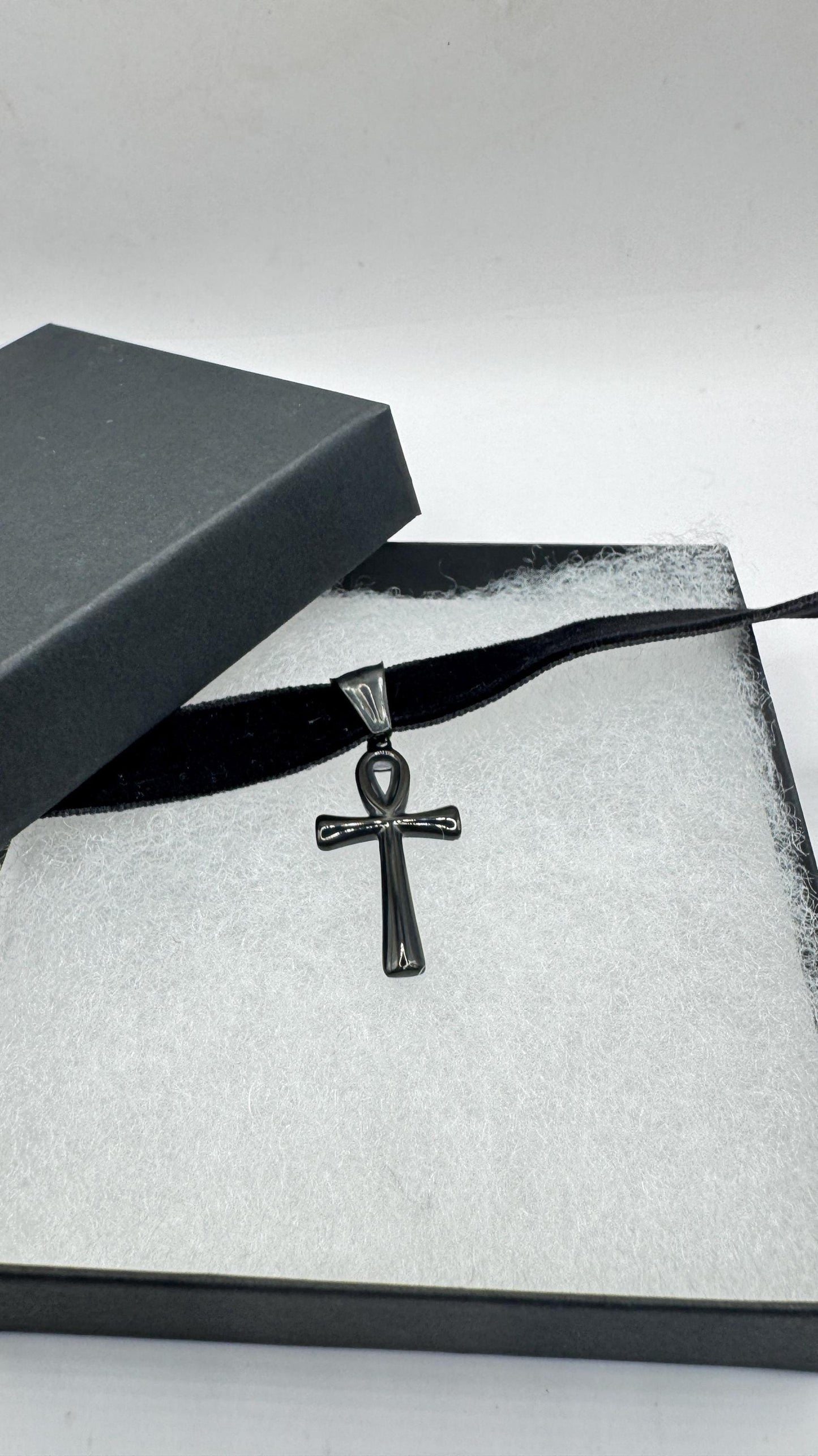 Egyptian Ankh Pendant Choker