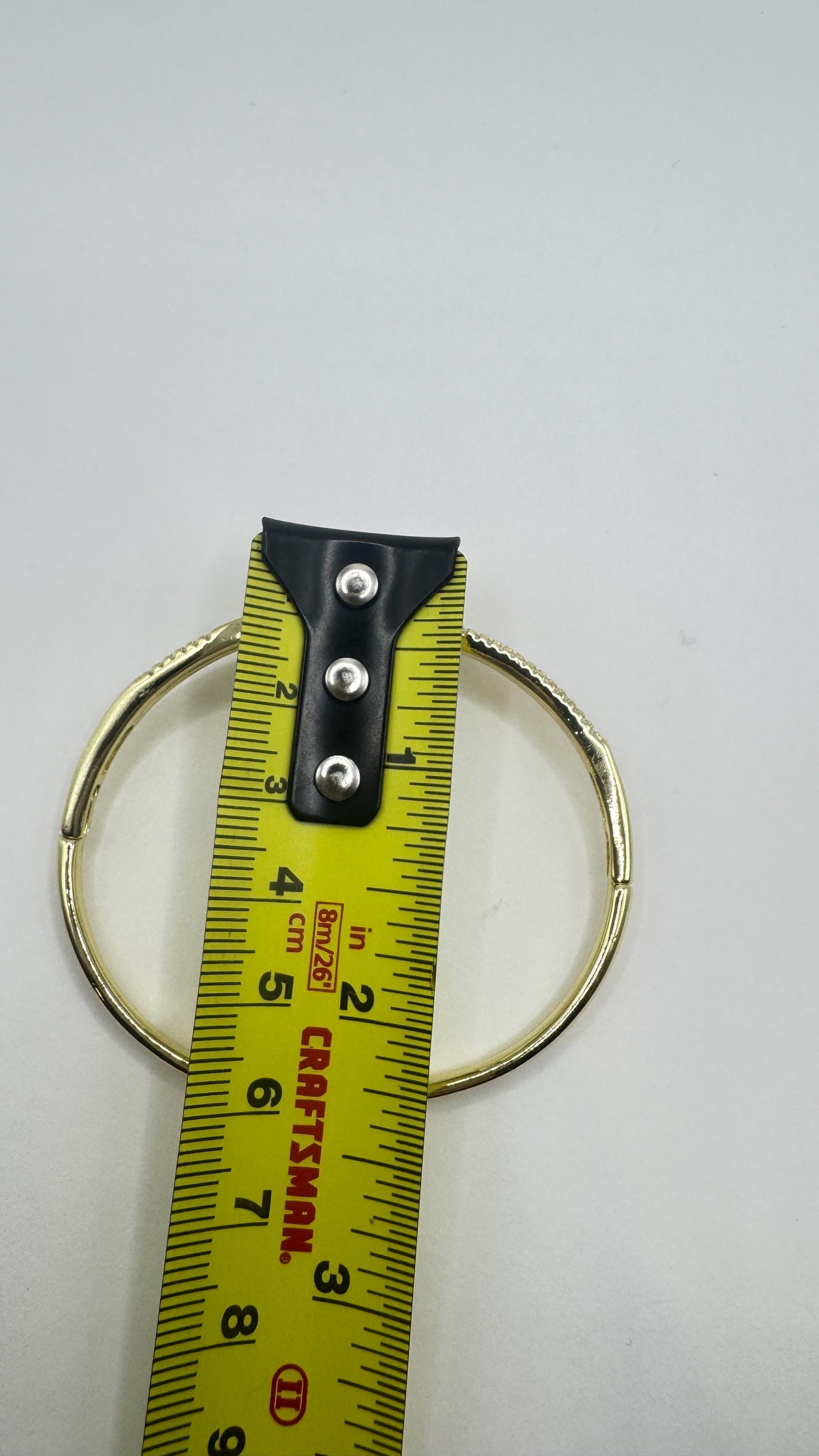 Vintage Snake Bangle Bracelet Gold filled Green Crystal Eyes