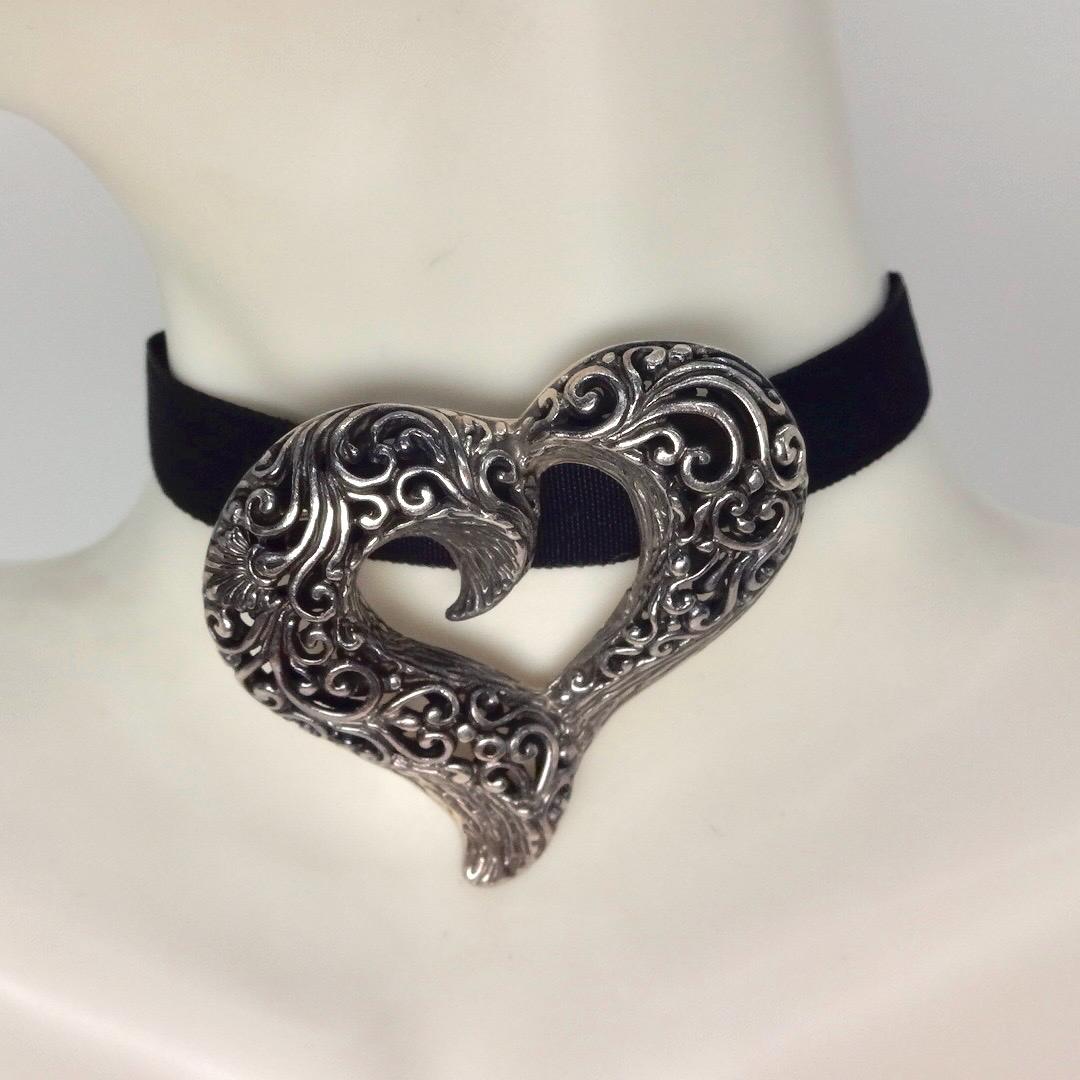 Vintage Handmade Genuine Marcasite 925 Sterling Silver valentine Heart Brooch