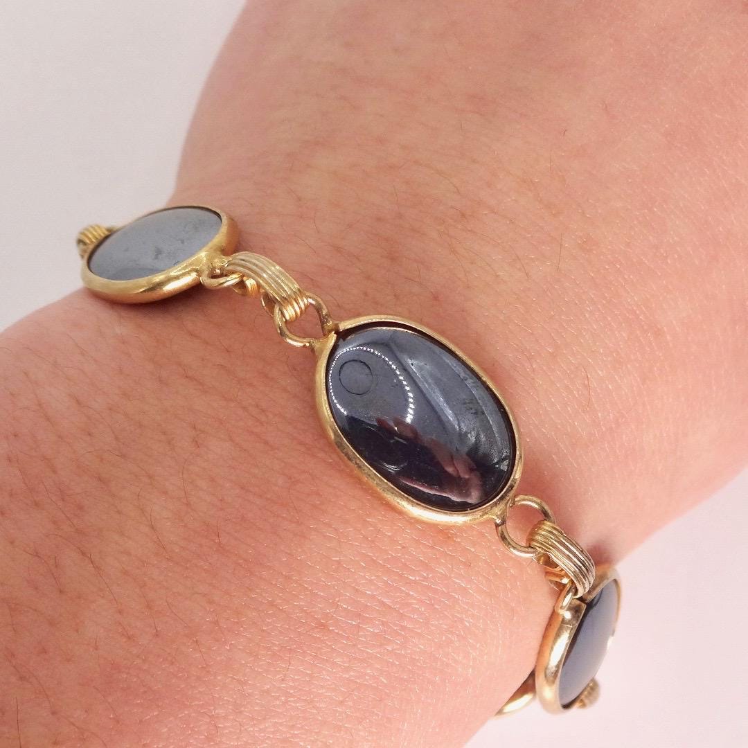 Vintage Hemite Bracelet Golden filled