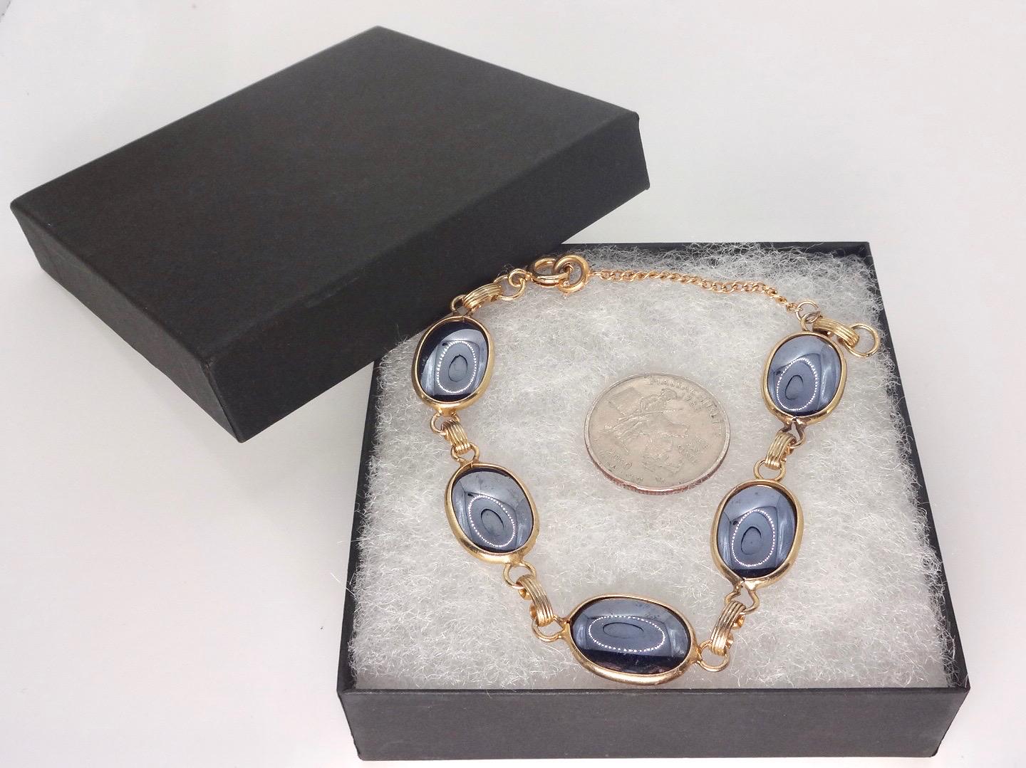 Vintage Hemite Bracelet Golden filled