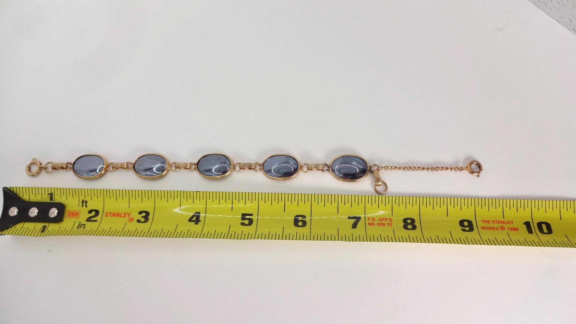 Vintage Hemite Bracelet Golden filled