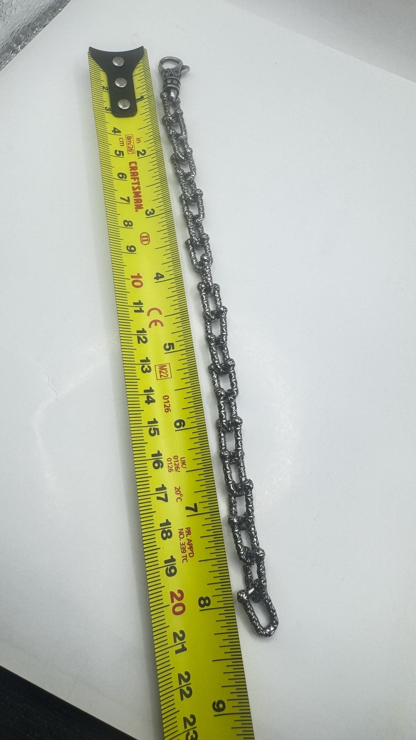 Vintage Style Unisex Men Gothic Silver Stainless Steel Bracelet