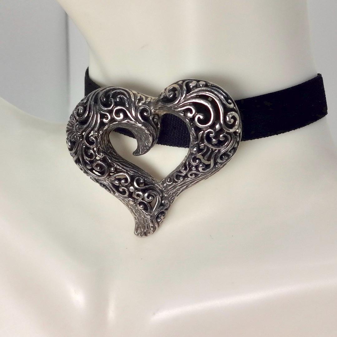 Vintage Handmade Genuine Marcasite 925 Sterling Silver valentine Heart Brooch
